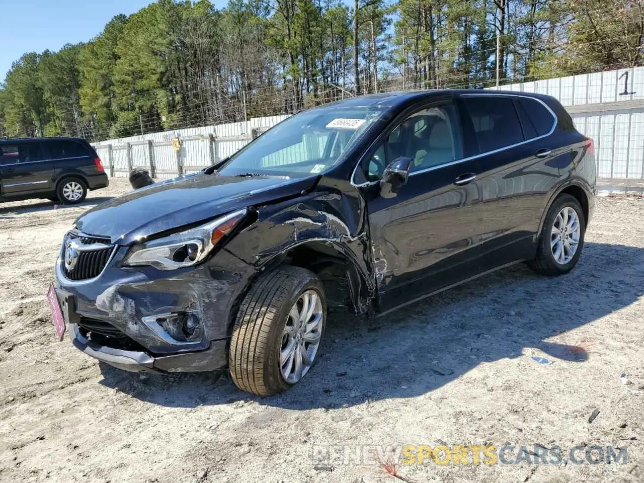 1 Photograph of a damaged car LRBFX1SA2LD123196 BUICK ENVISION 2020