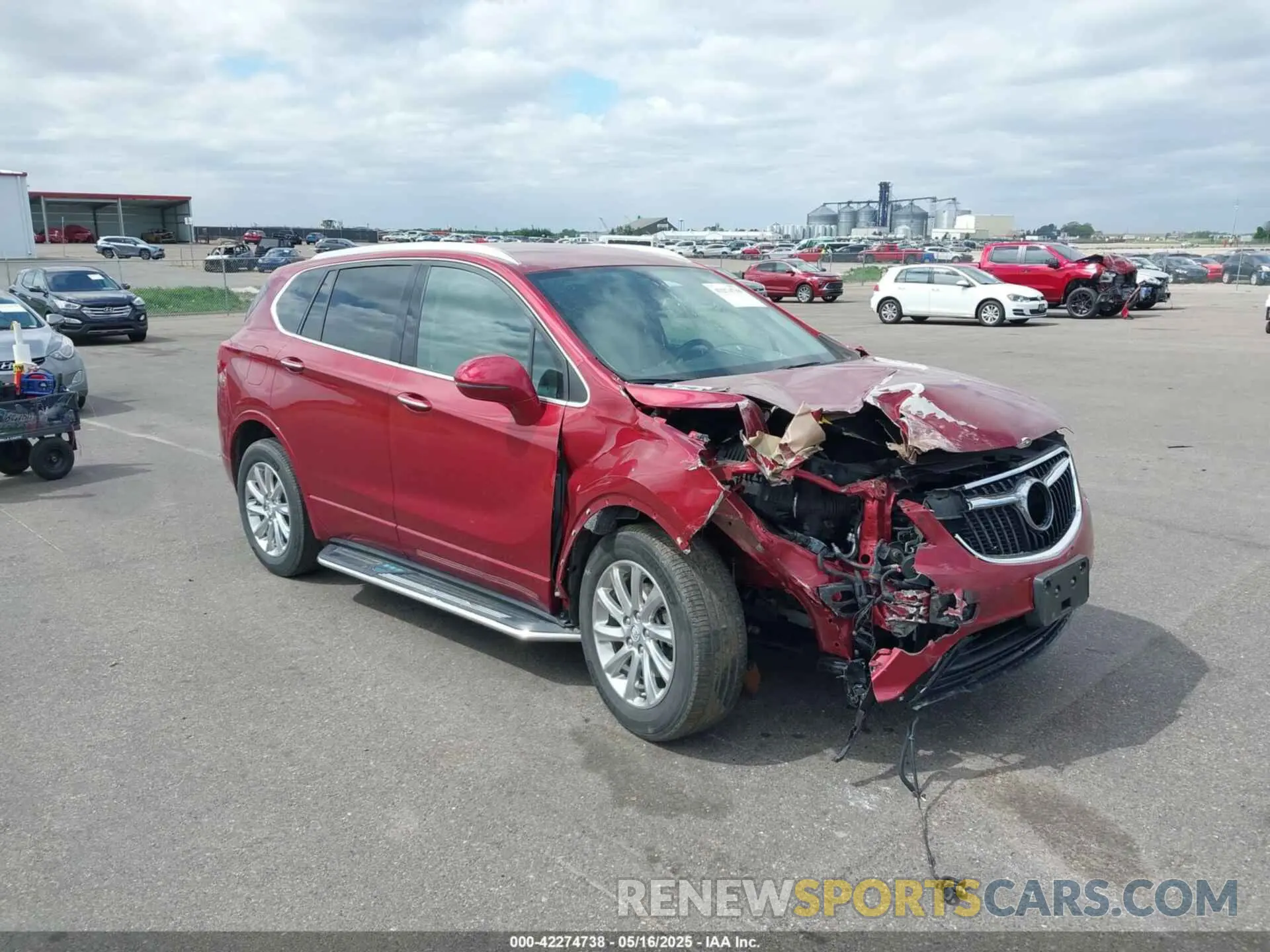 1 Photograph of a damaged car LRBFX2SA5LD049861 BUICK ENVISION 2020
