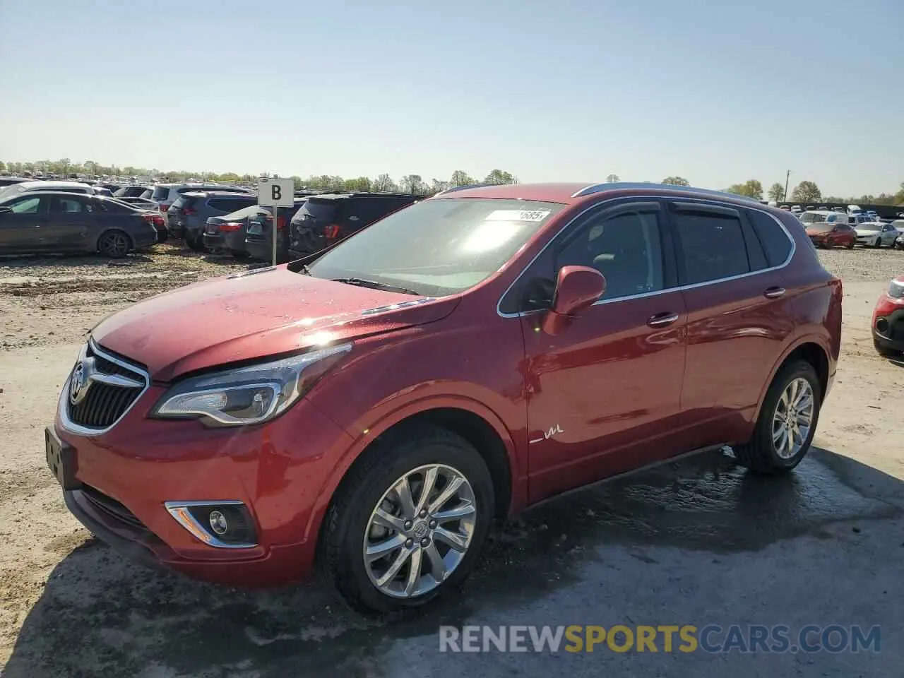 1 Photograph of a damaged car LRBFX2SA6LD124325 BUICK ENVISION 2020