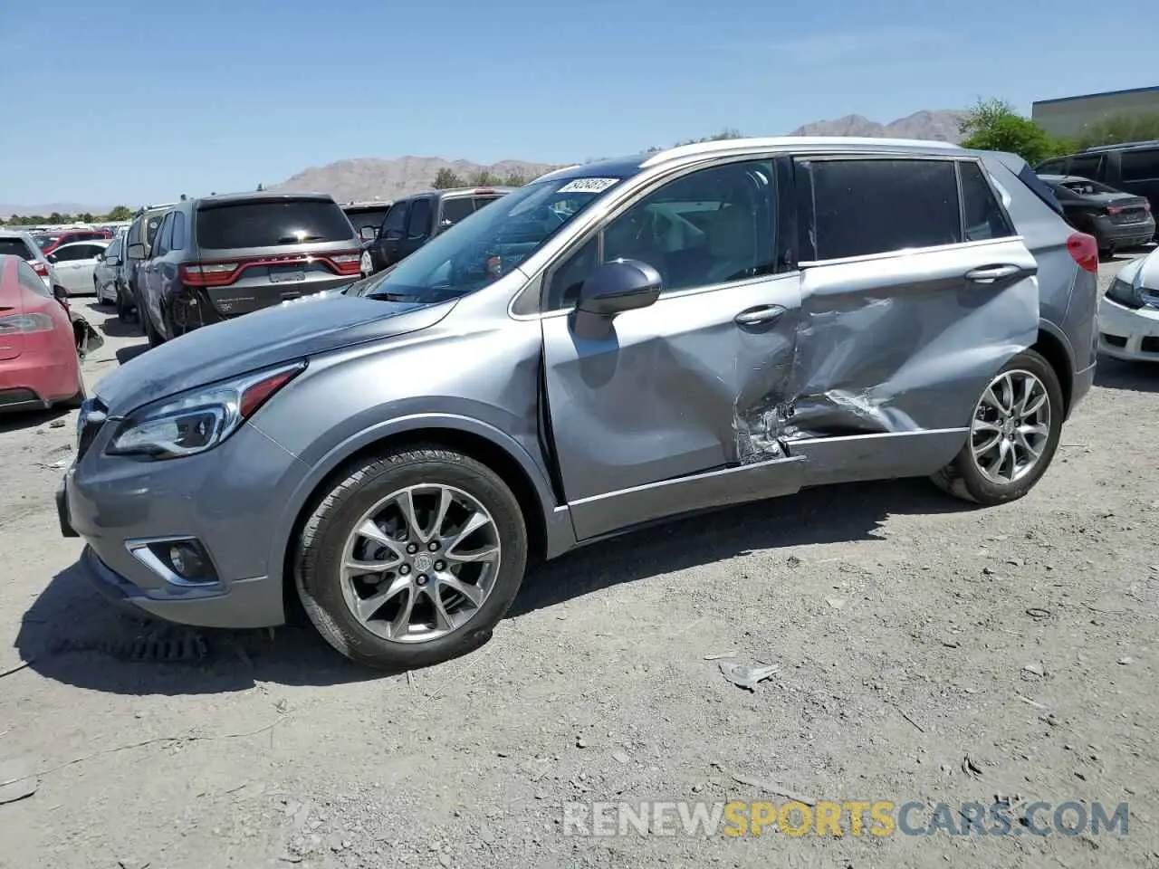 1 Photograph of a damaged car LRBFX2SA8LD141241 BUICK ENVISION 2020