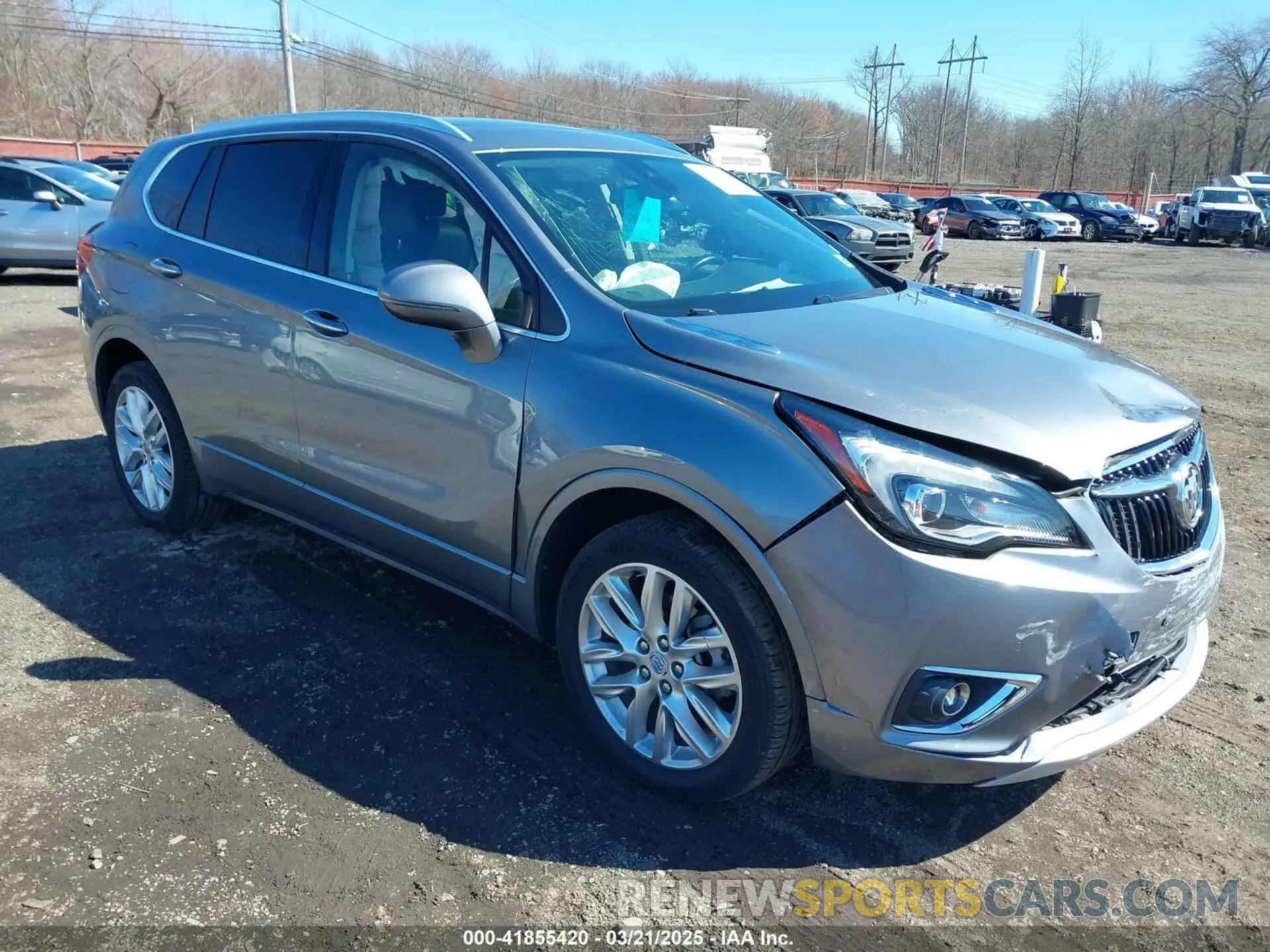 1 Photograph of a damaged car LRBFX3SX3LD165974 BUICK ENVISION 2020