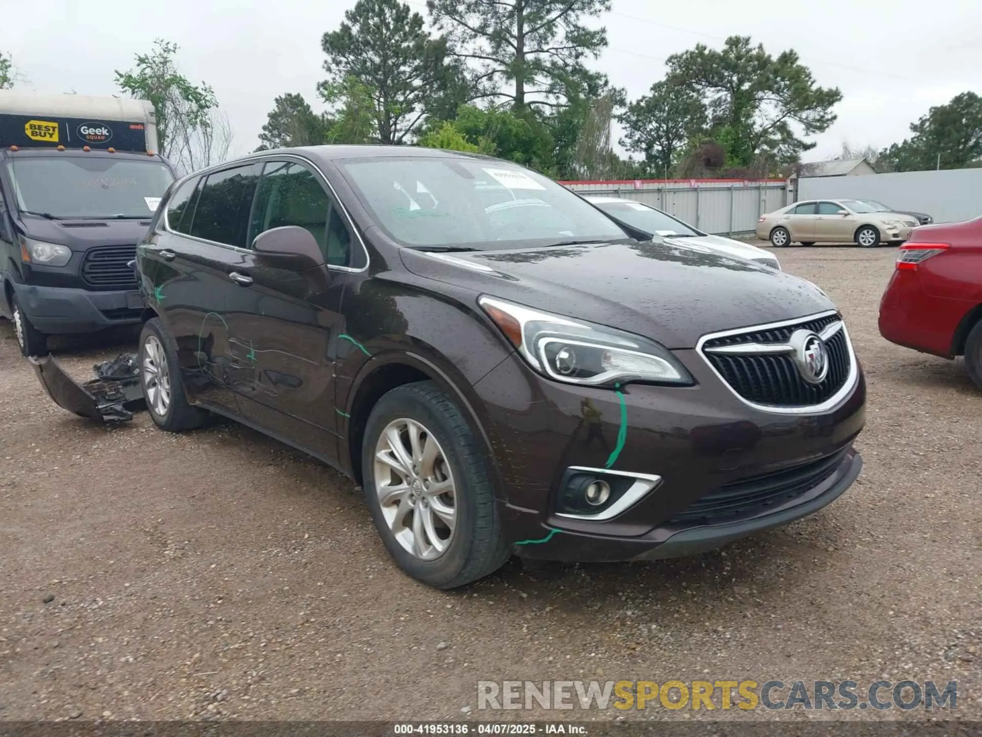 1 Photograph of a damaged car LRBFXBSA1LD199756 BUICK ENVISION 2020