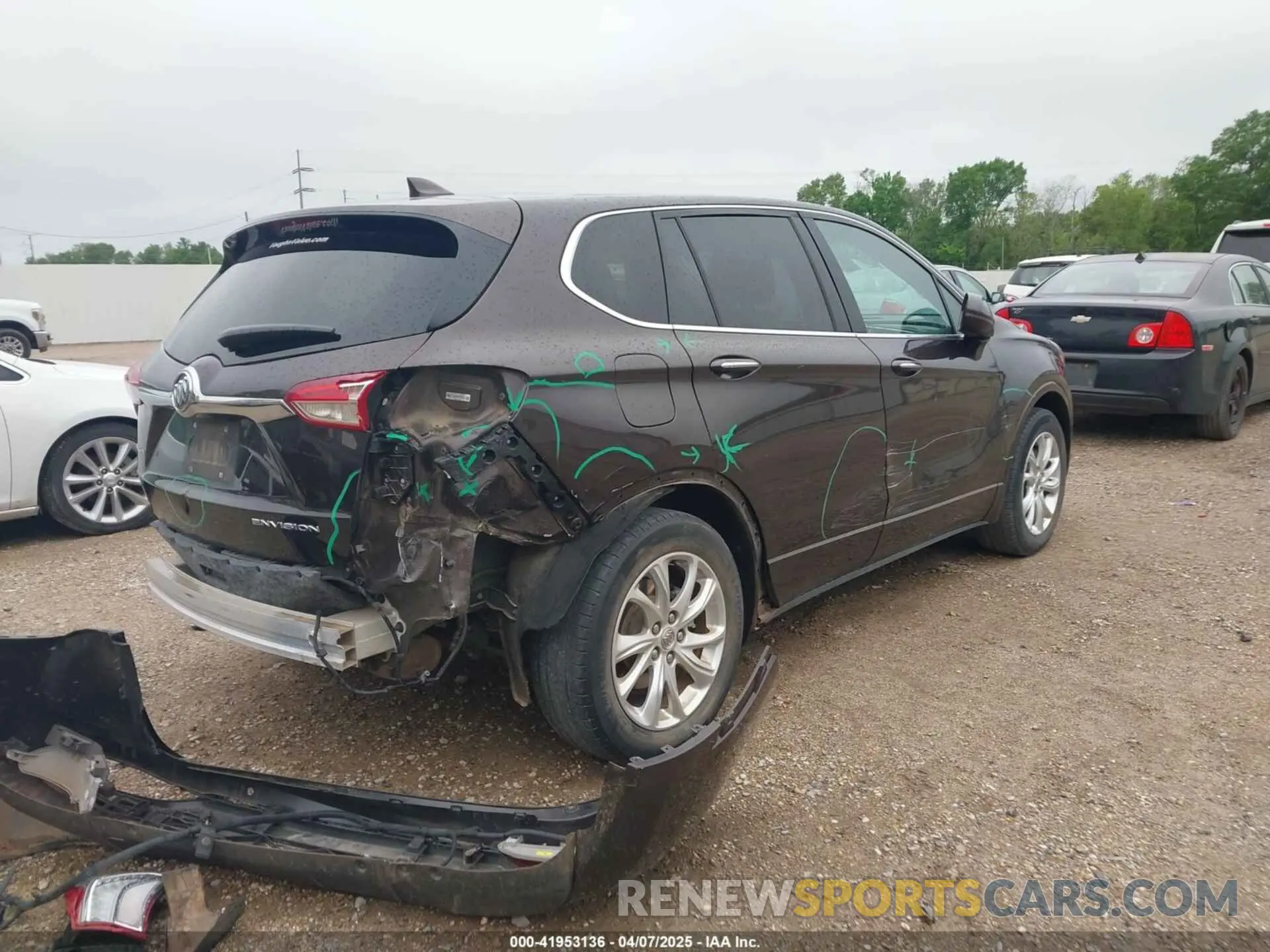 4 Photograph of a damaged car LRBFXBSA1LD199756 BUICK ENVISION 2020