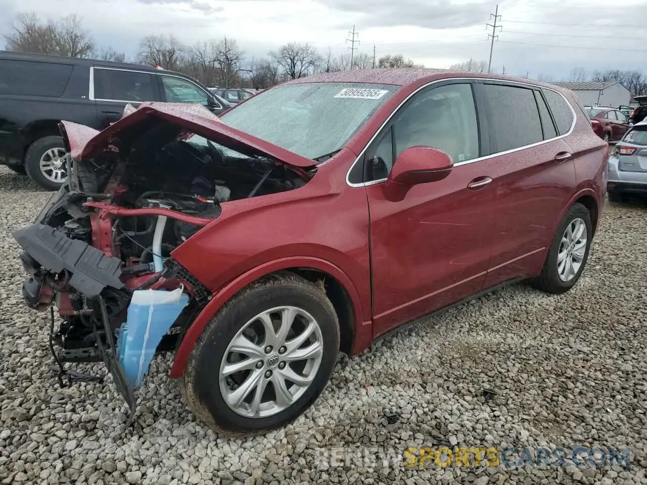 1 Photograph of a damaged car LRBFXBSA2LD048747 BUICK ENVISION 2020