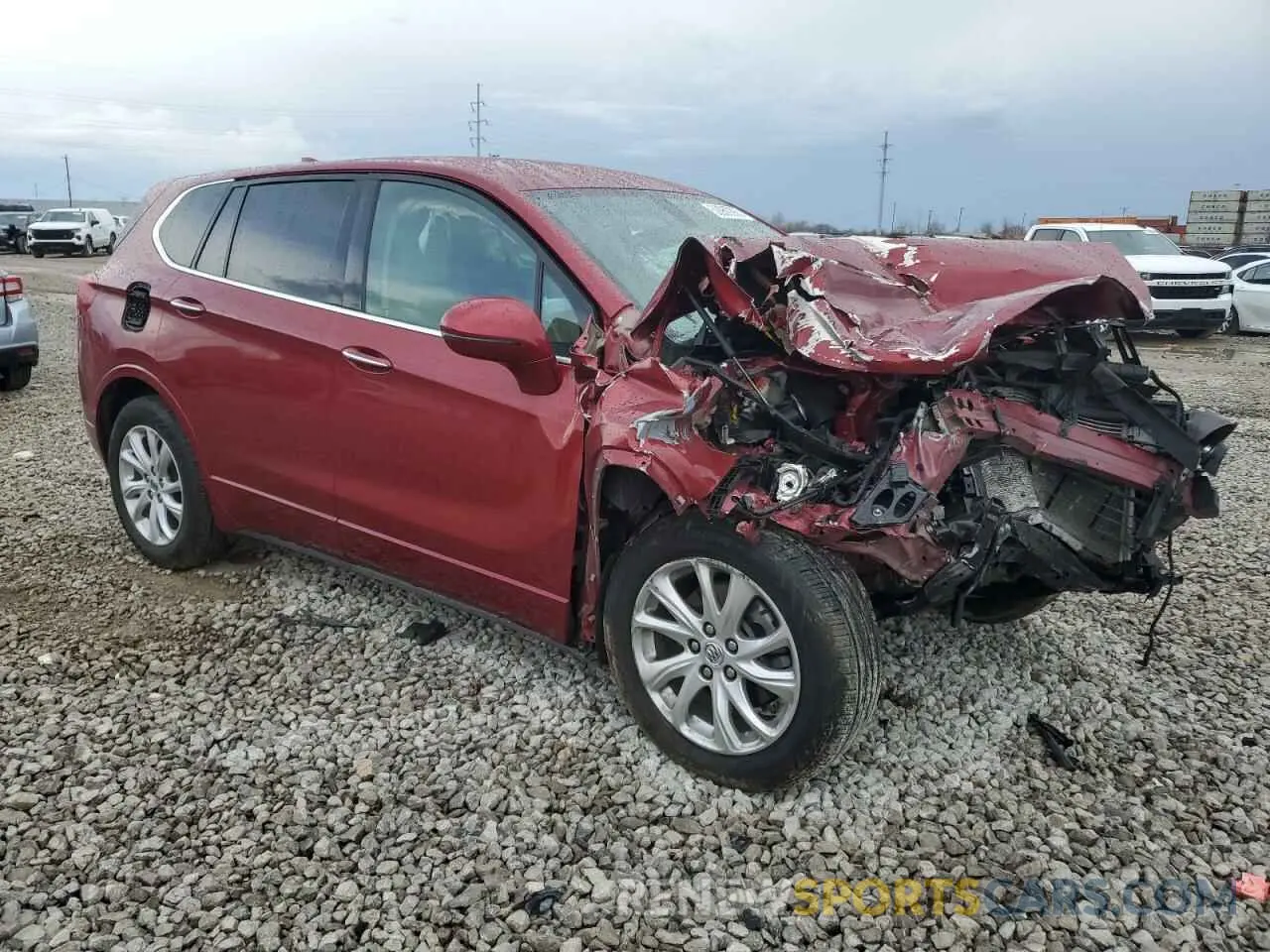 4 Photograph of a damaged car LRBFXBSA2LD048747 BUICK ENVISION 2020