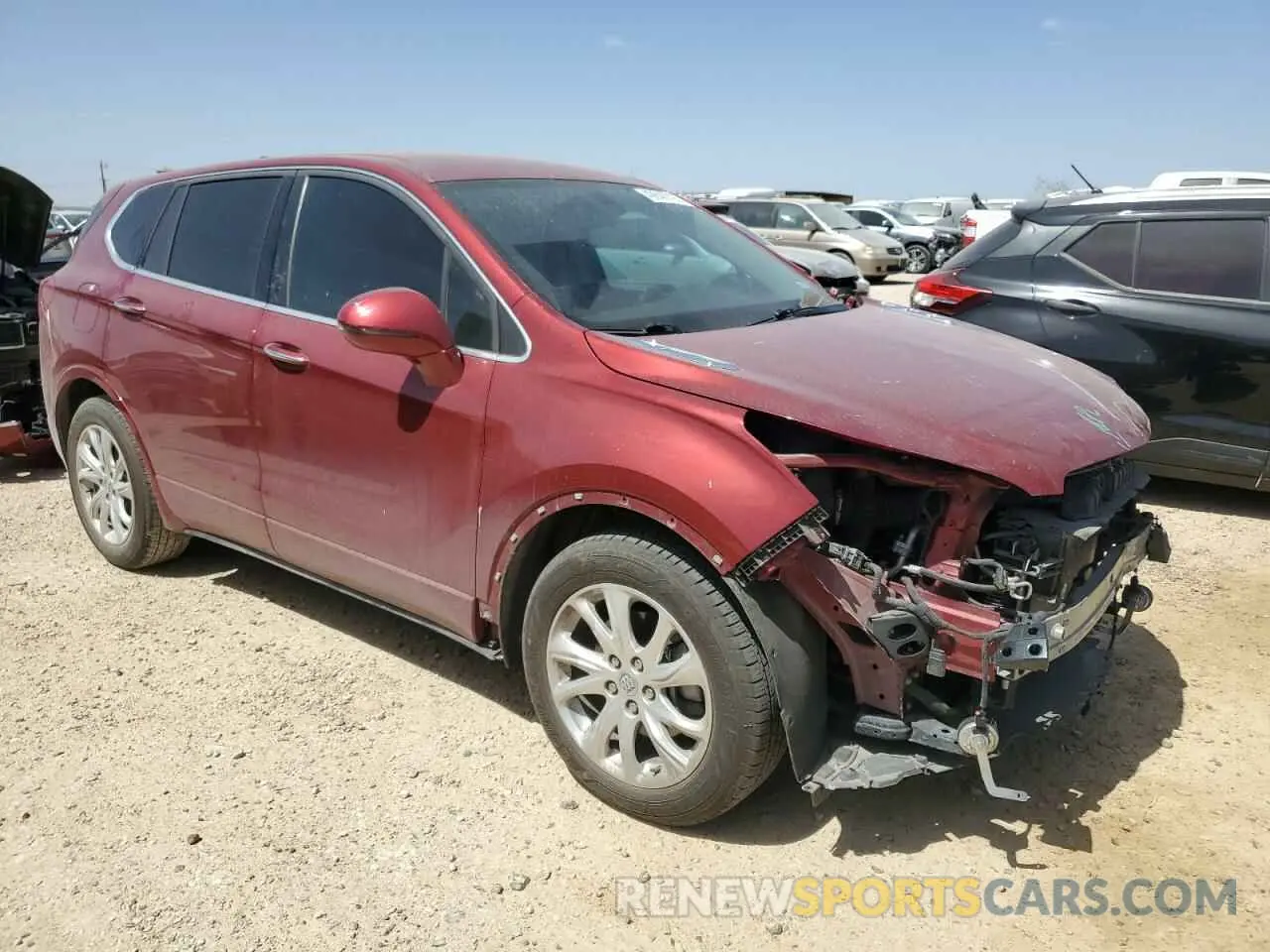 4 Photograph of a damaged car LRBFXBSA2LD140361 BUICK ENVISION 2020