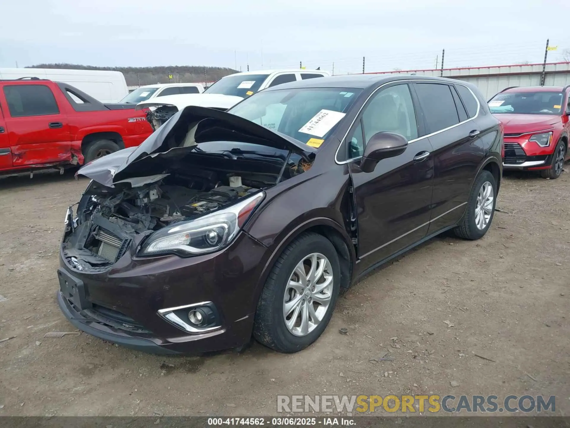 2 Photograph of a damaged car LRBFXBSA7LD157480 BUICK ENVISION 2020