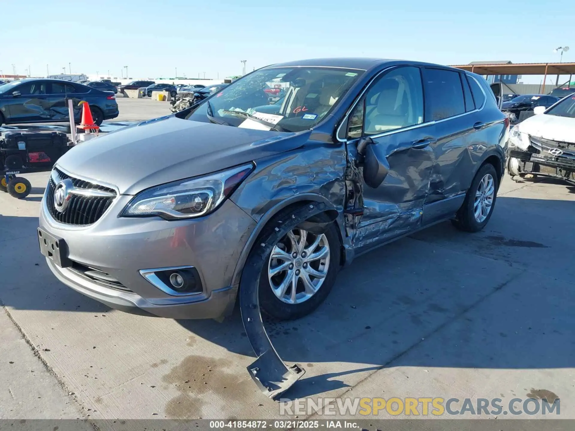 2 Photograph of a damaged car LRBFXBSA9LD128353 BUICK ENVISION 2020