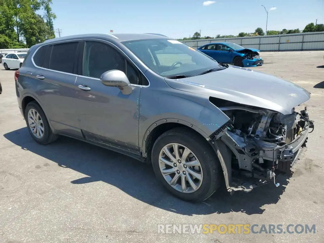 4 Photograph of a damaged car LRBFXCSA2LD183586 BUICK ENVISION 2020