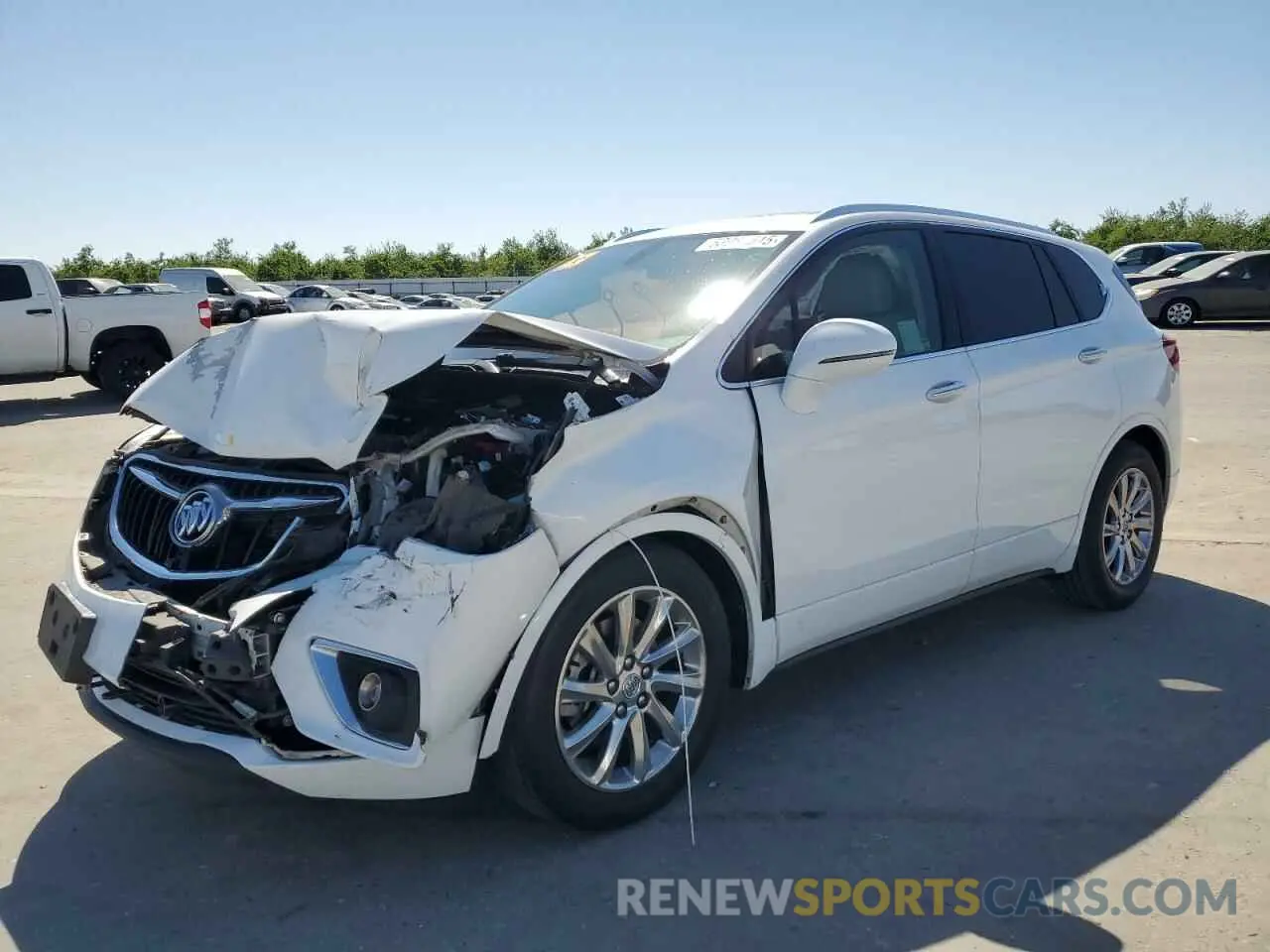 1 Photograph of a damaged car LRBFXCSA3LD035625 BUICK ENVISION 2020