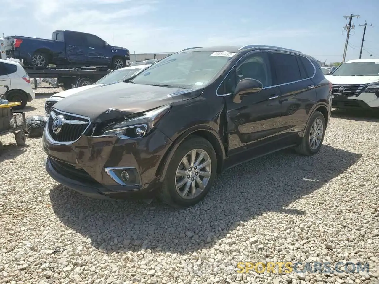 1 Photograph of a damaged car LRBFXCSA4LD014895 BUICK ENVISION 2020