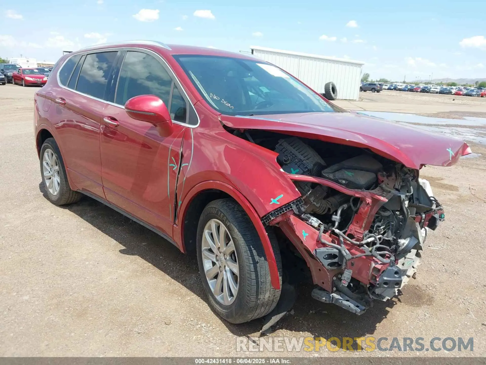 1 Photograph of a damaged car LRBFXCSA4LD103365 BUICK ENVISION 2020