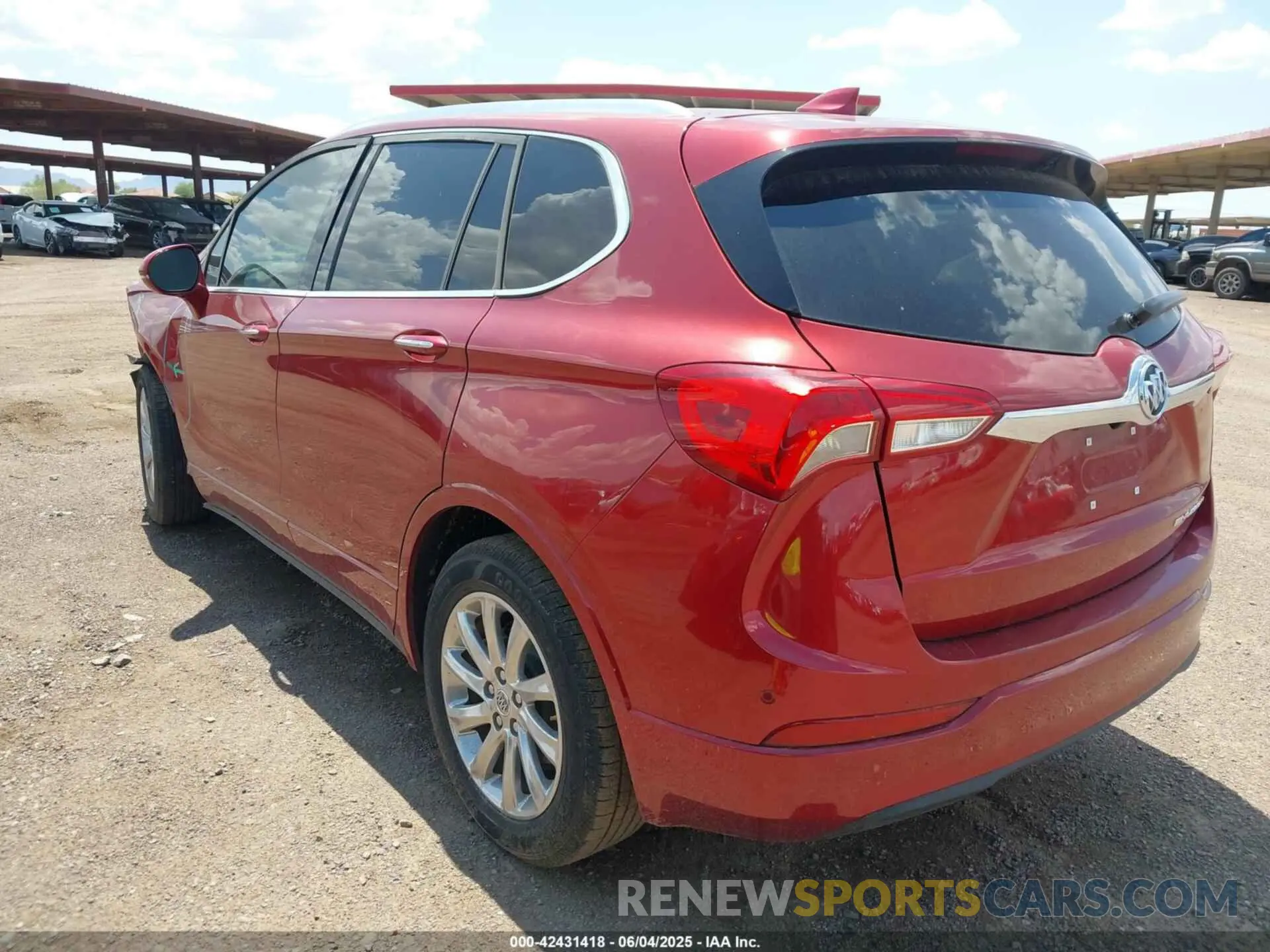 3 Photograph of a damaged car LRBFXCSA4LD103365 BUICK ENVISION 2020