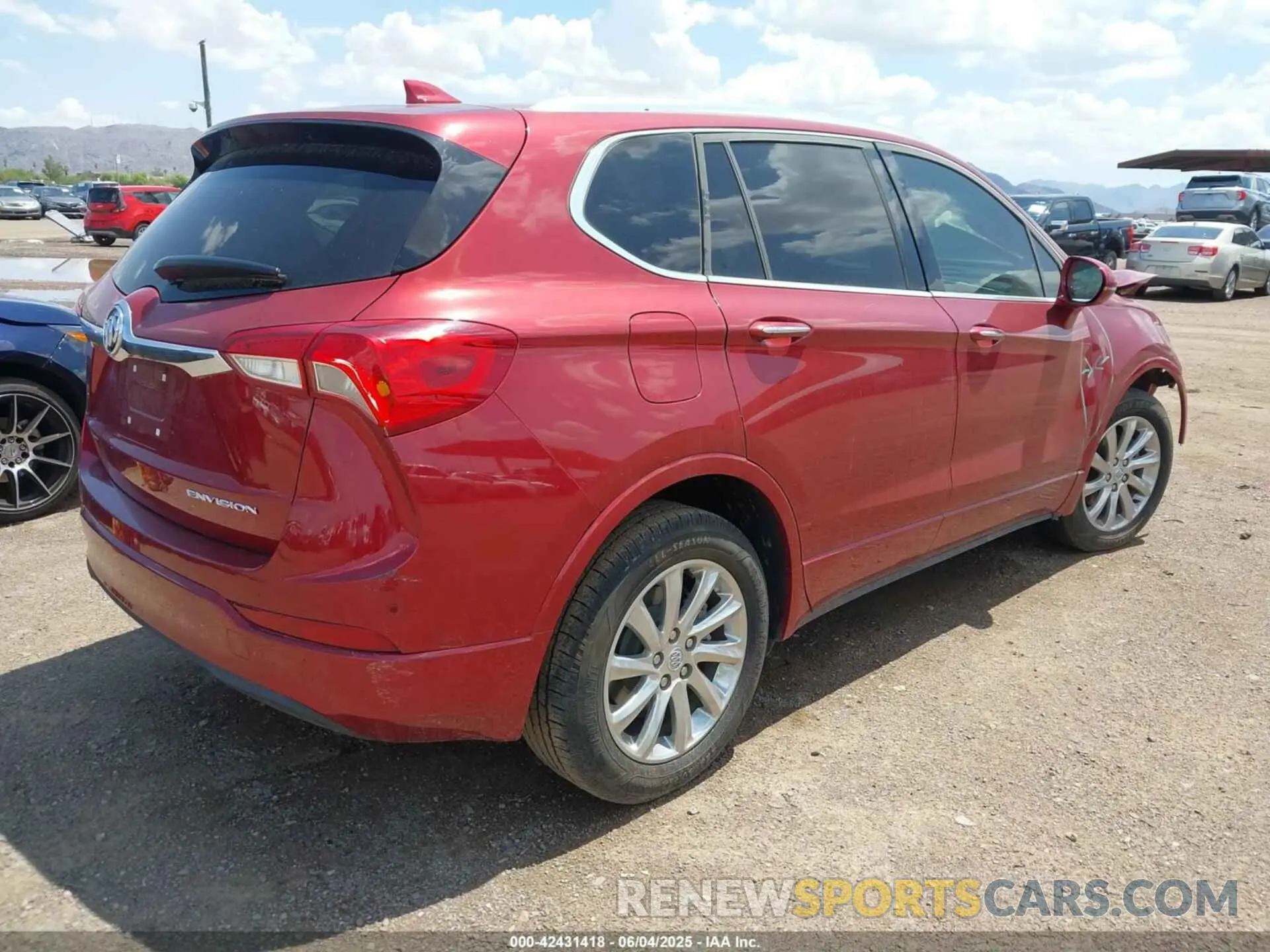 4 Photograph of a damaged car LRBFXCSA4LD103365 BUICK ENVISION 2020