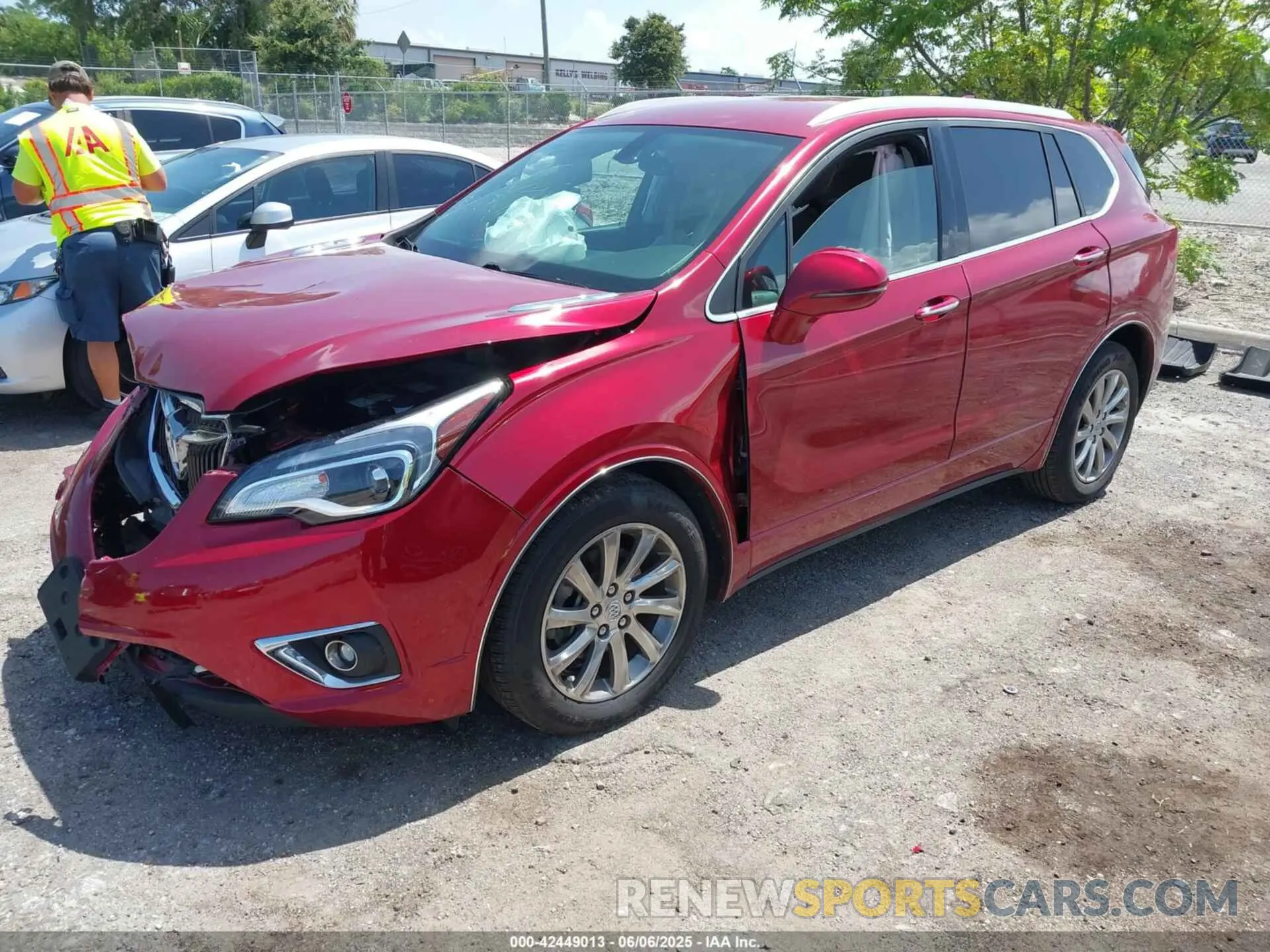 2 Photograph of a damaged car LRBFXCSA5LD030877 BUICK ENVISION 2020