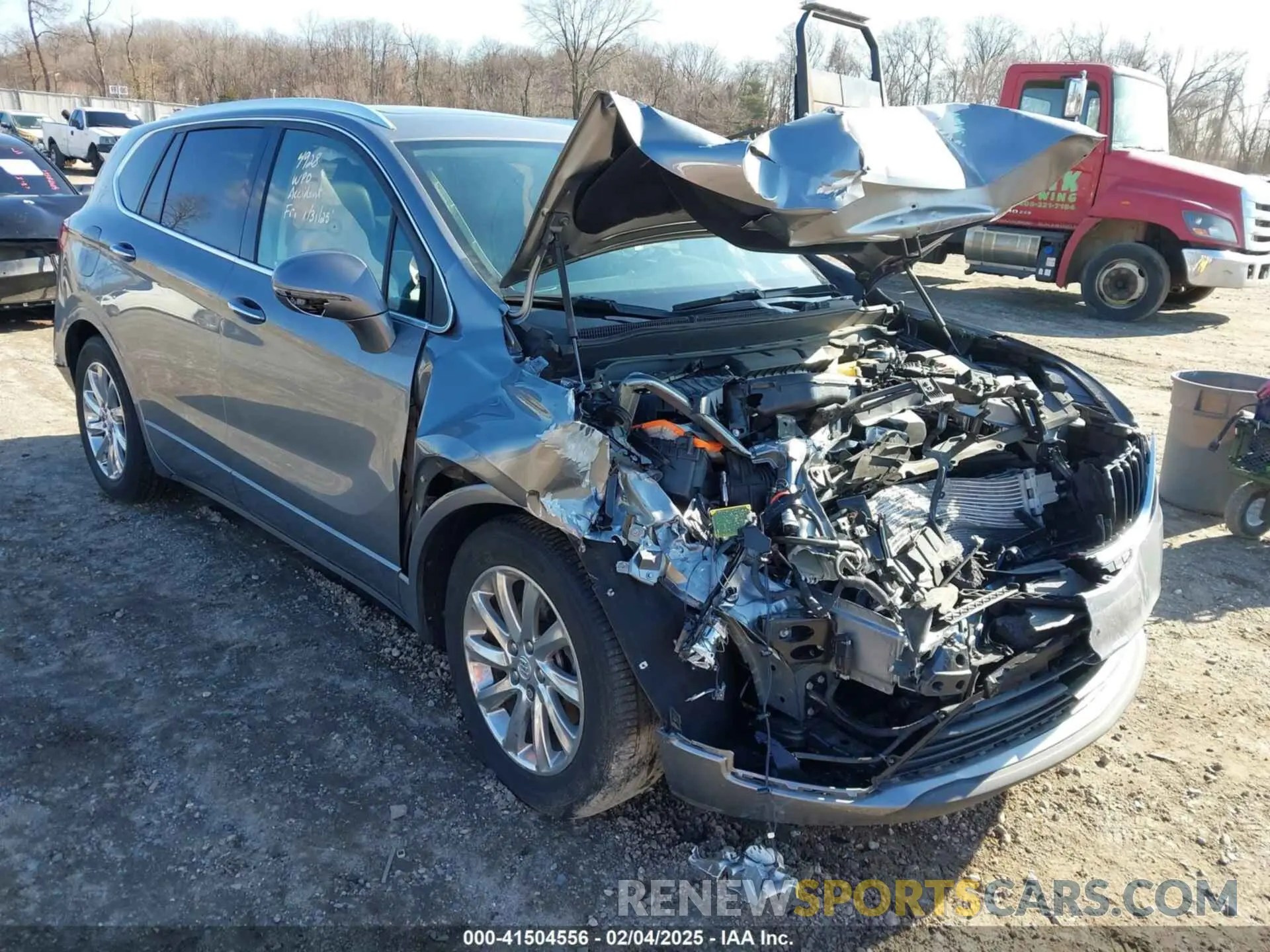 1 Photograph of a damaged car LRBFXCSA5LD100443 BUICK ENVISION 2020