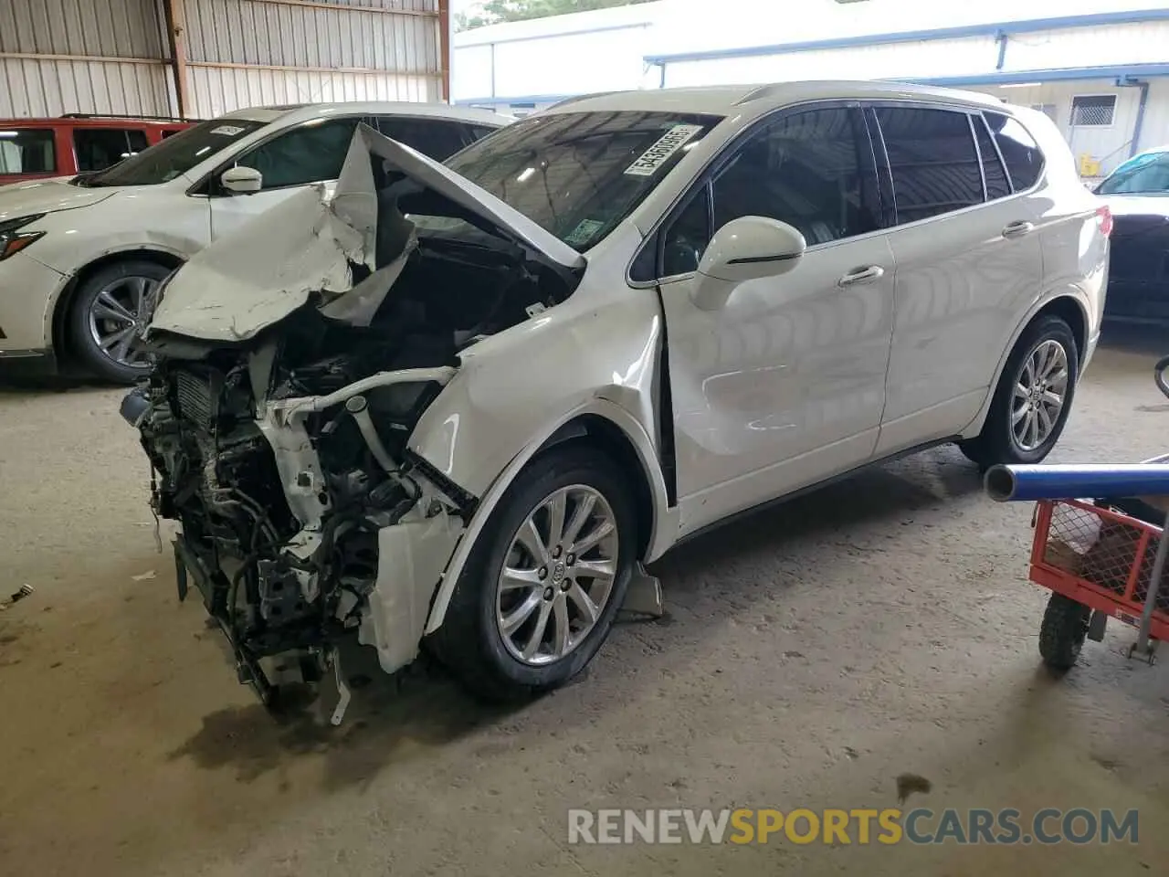 1 Photograph of a damaged car LRBFXCSA5LD230349 BUICK ENVISION 2020