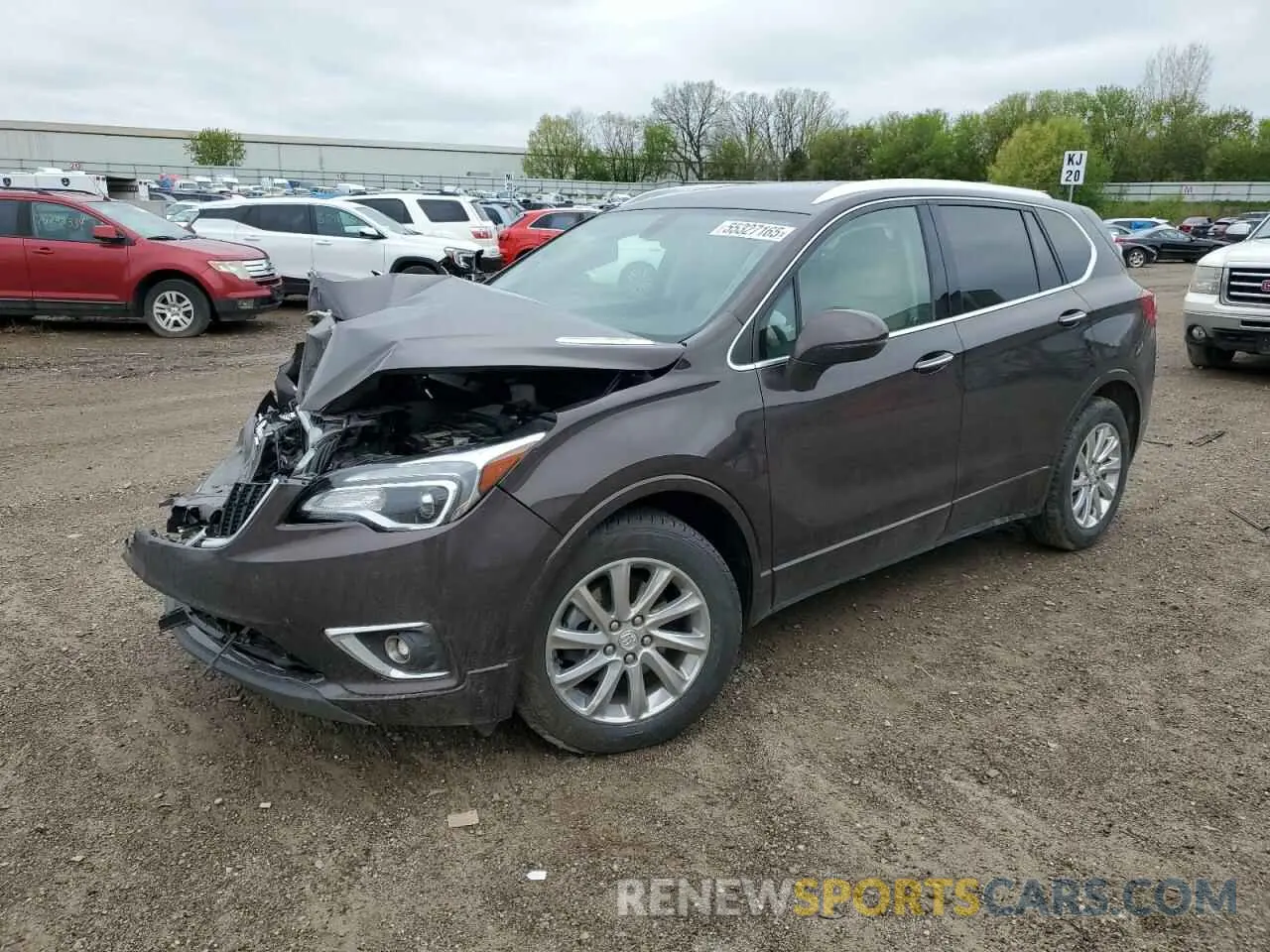 1 Photograph of a damaged car LRBFXCSA6LD045114 BUICK ENVISION 2020