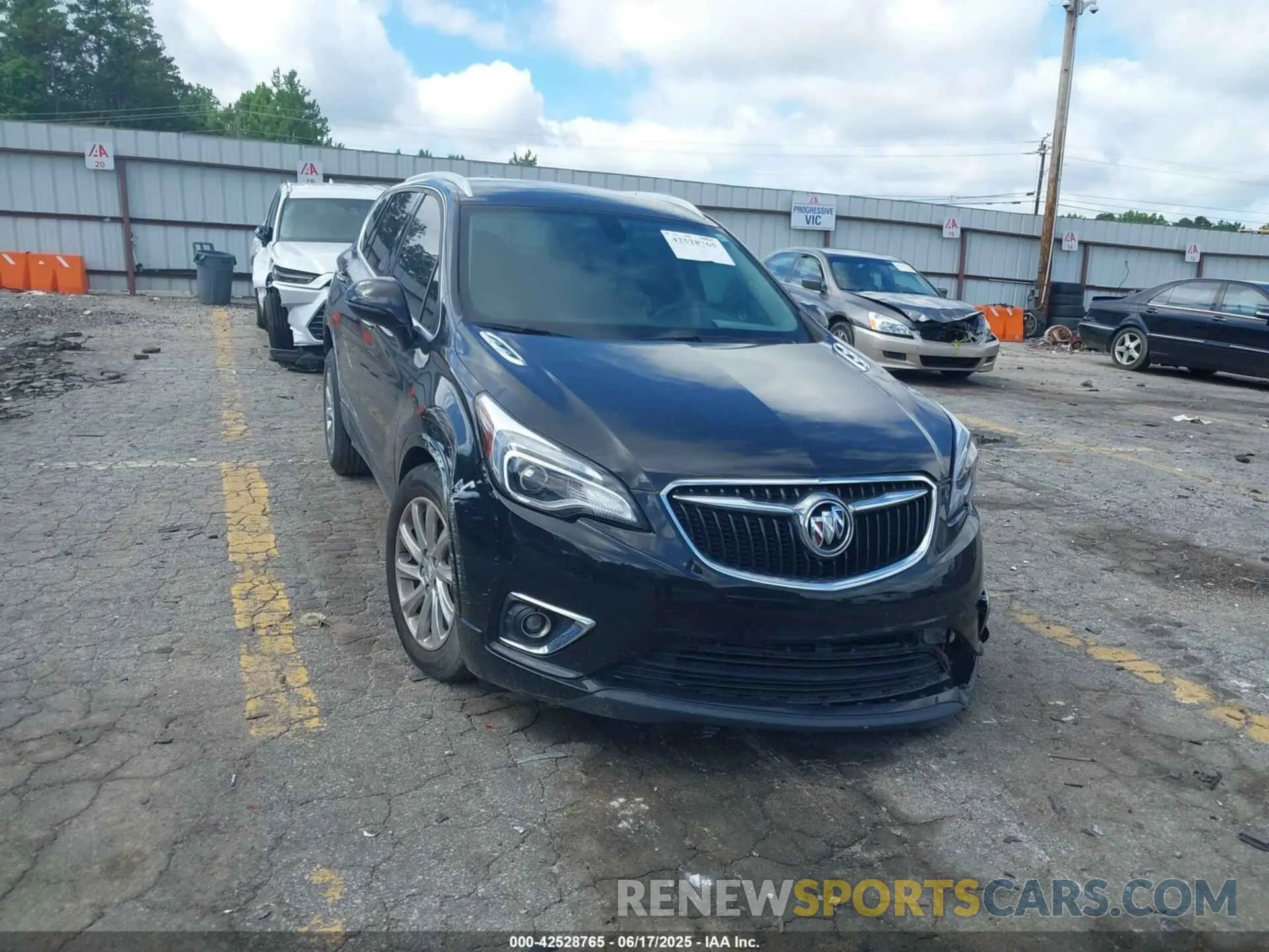 1 Photograph of a damaged car LRBFXCSA6LD101102 BUICK ENVISION 2020