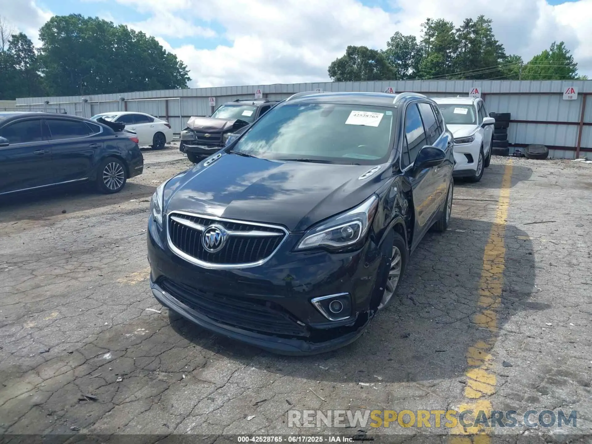 2 Photograph of a damaged car LRBFXCSA6LD101102 BUICK ENVISION 2020