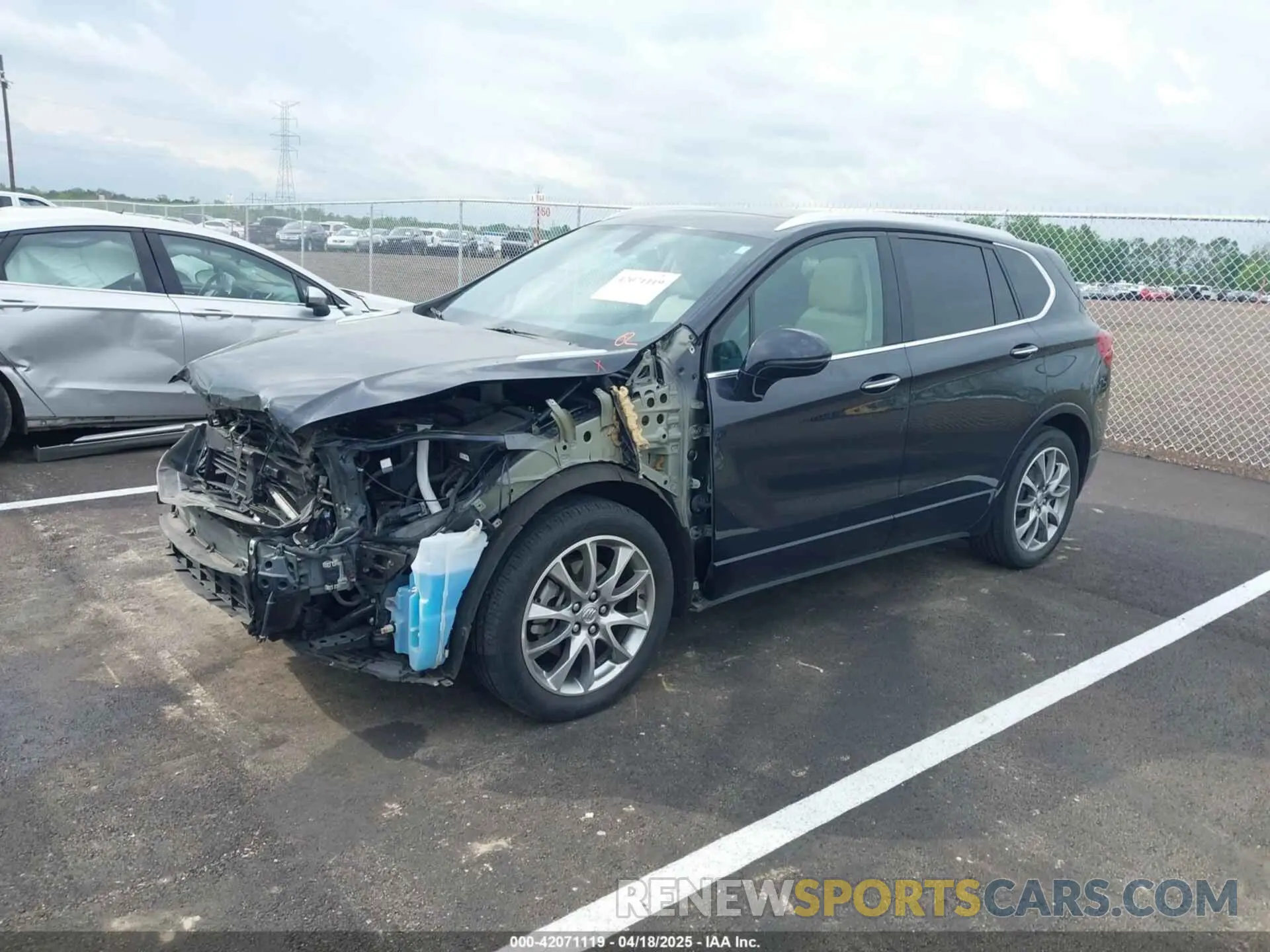 2 Photograph of a damaged car LRBFXCSA7LD155492 BUICK ENVISION 2020