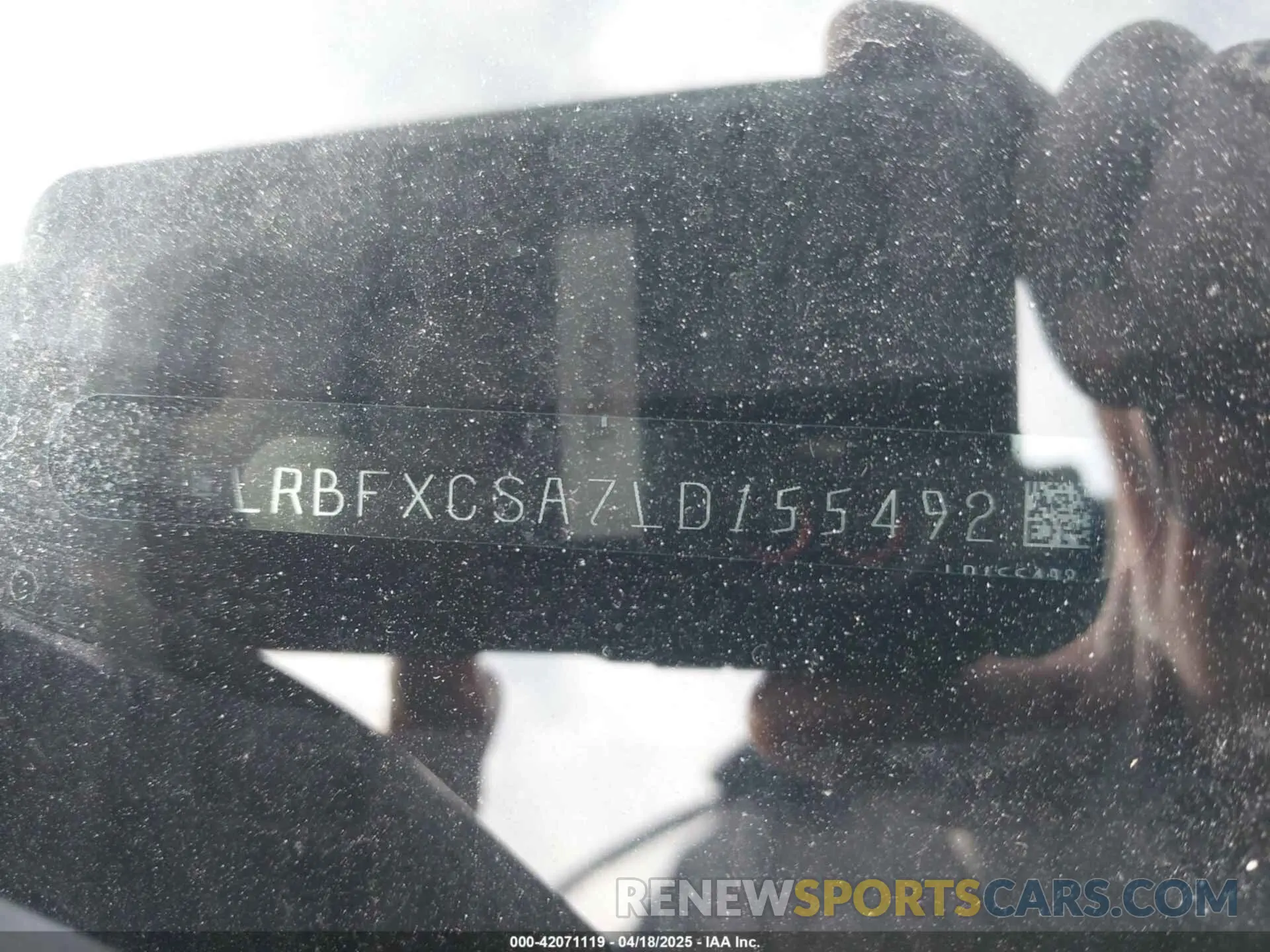 9 Photograph of a damaged car LRBFXCSA7LD155492 BUICK ENVISION 2020