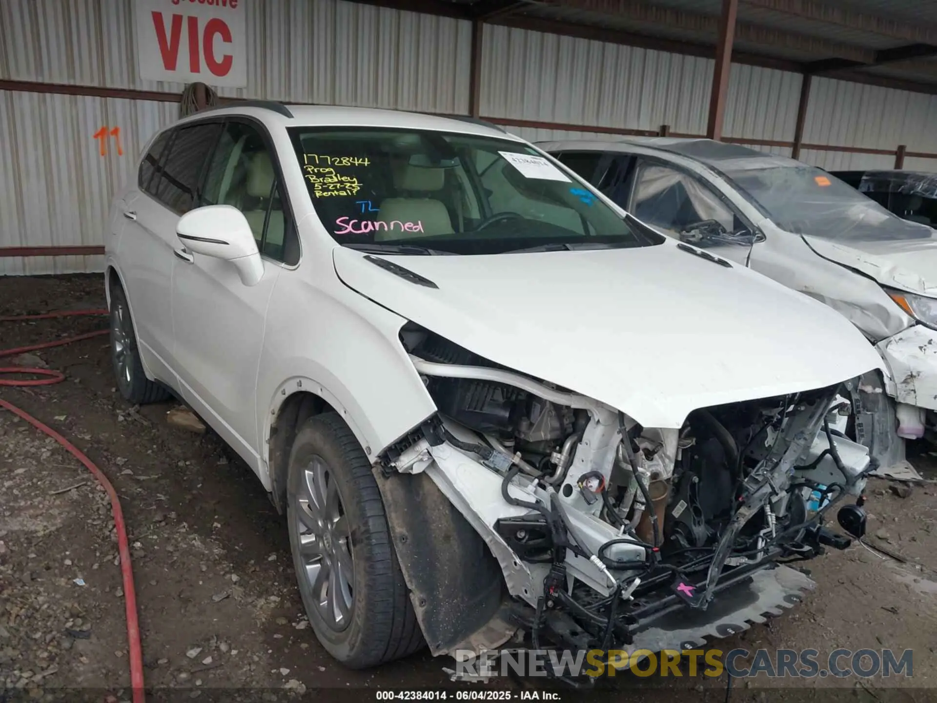 1 Photograph of a damaged car LRBFXCSA8LD016519 BUICK ENVISION 2020