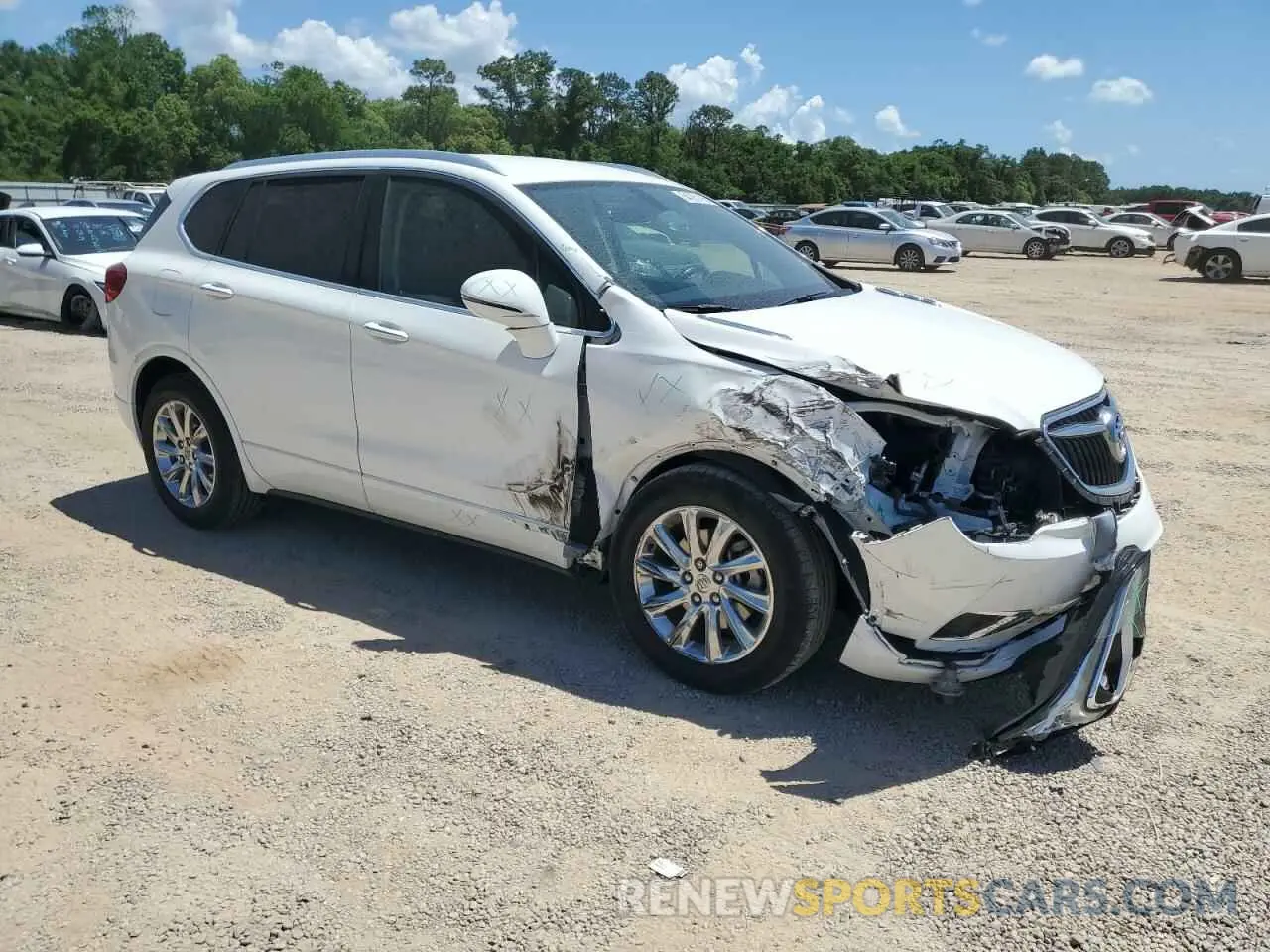 4 Photograph of a damaged car LRBFXCSA8LD230460 BUICK ENVISION 2020