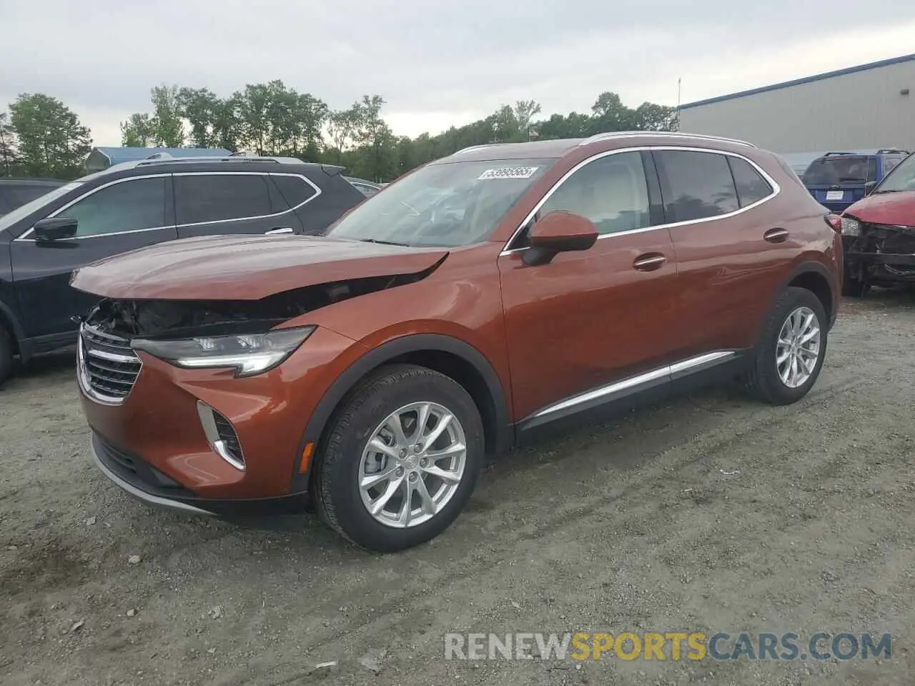 1 Photograph of a damaged car LRBAZLR41MD105564 BUICK ENVISION 2021