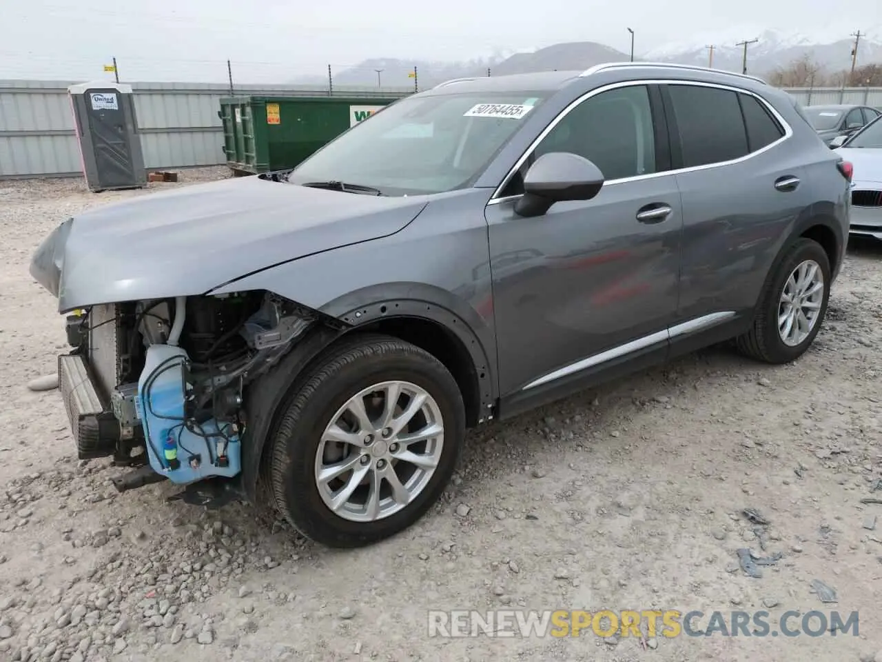 1 Photograph of a damaged car LRBAZLR42MD098303 BUICK ENVISION 2021