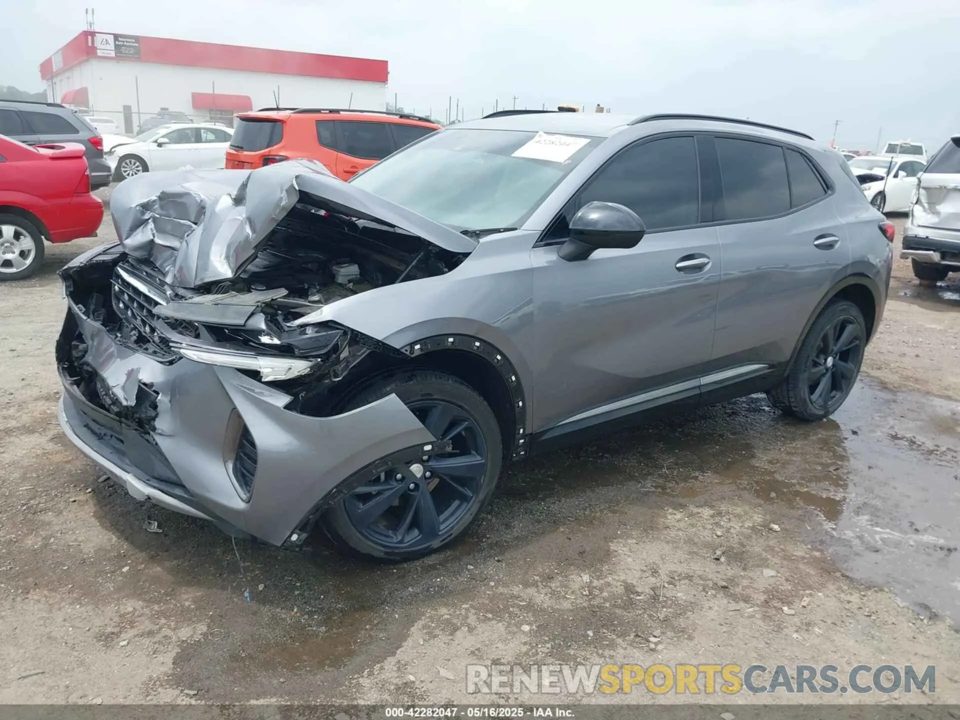 2 Photograph of a damaged car LRBAZLR43MD177866 BUICK ENVISION 2021