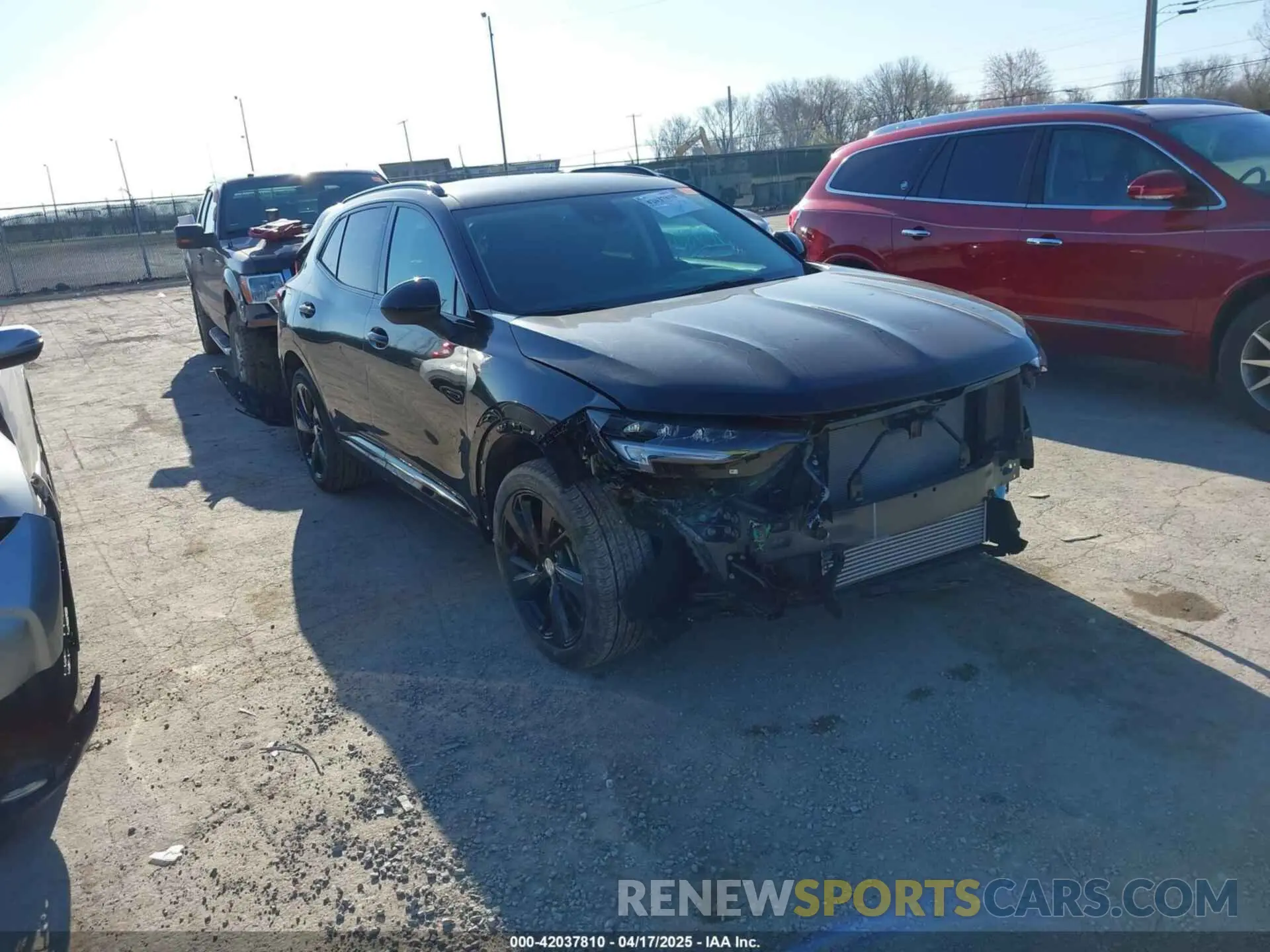 1 Photograph of a damaged car LRBAZLR44MD073502 BUICK ENVISION 2021