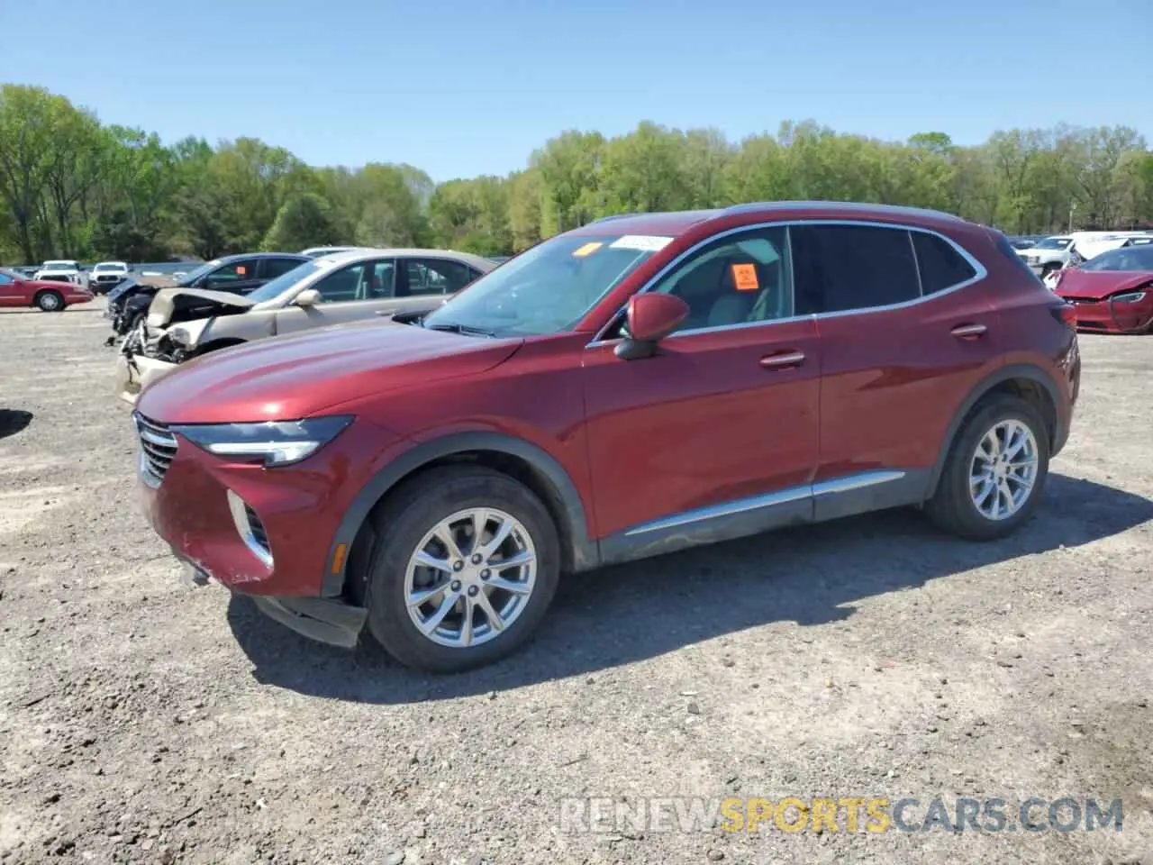 1 Photograph of a damaged car LRBAZLR44MD163572 BUICK ENVISION 2021