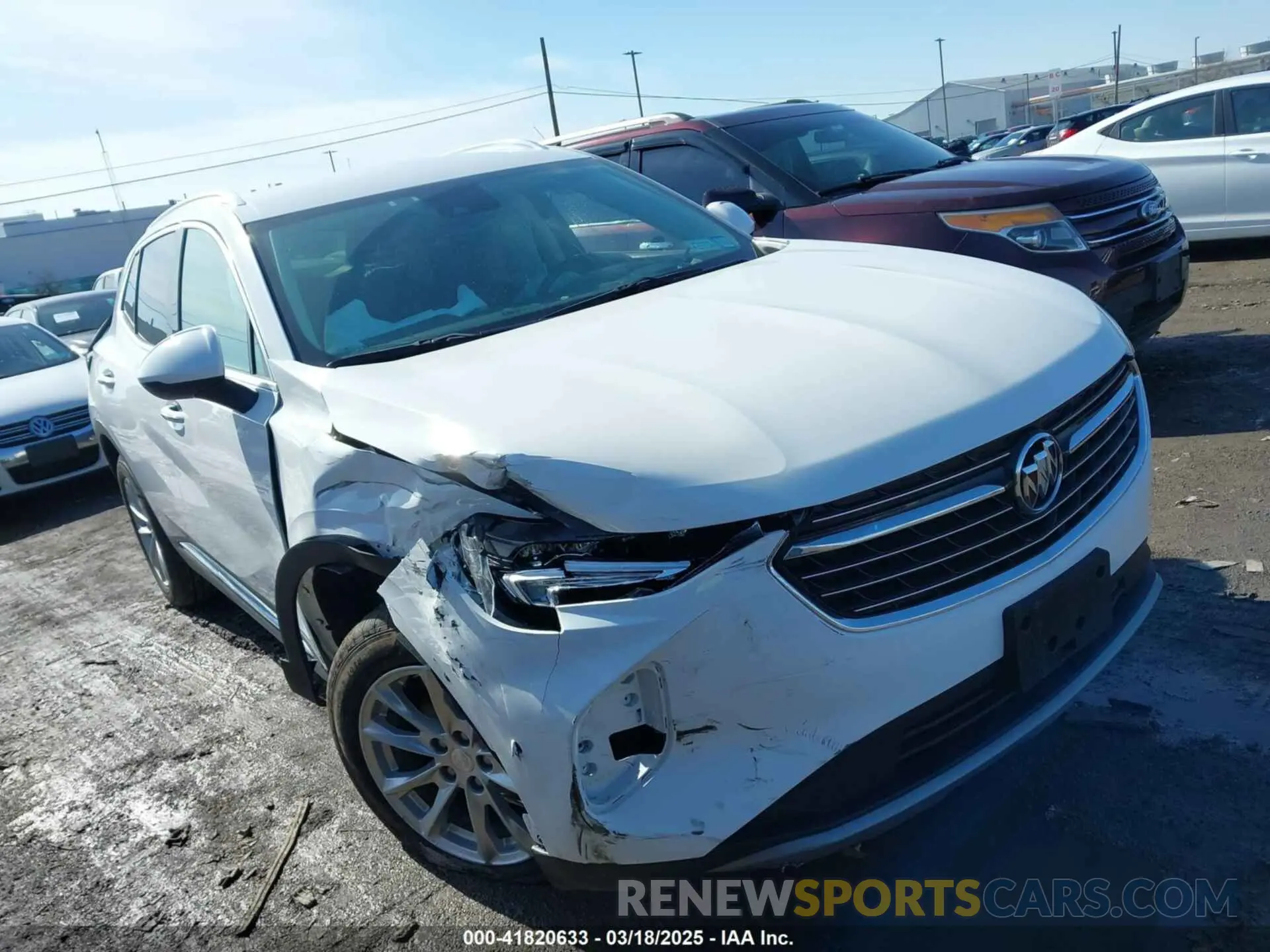 1 Photograph of a damaged car LRBAZLR45MD041450 BUICK ENVISION 2021