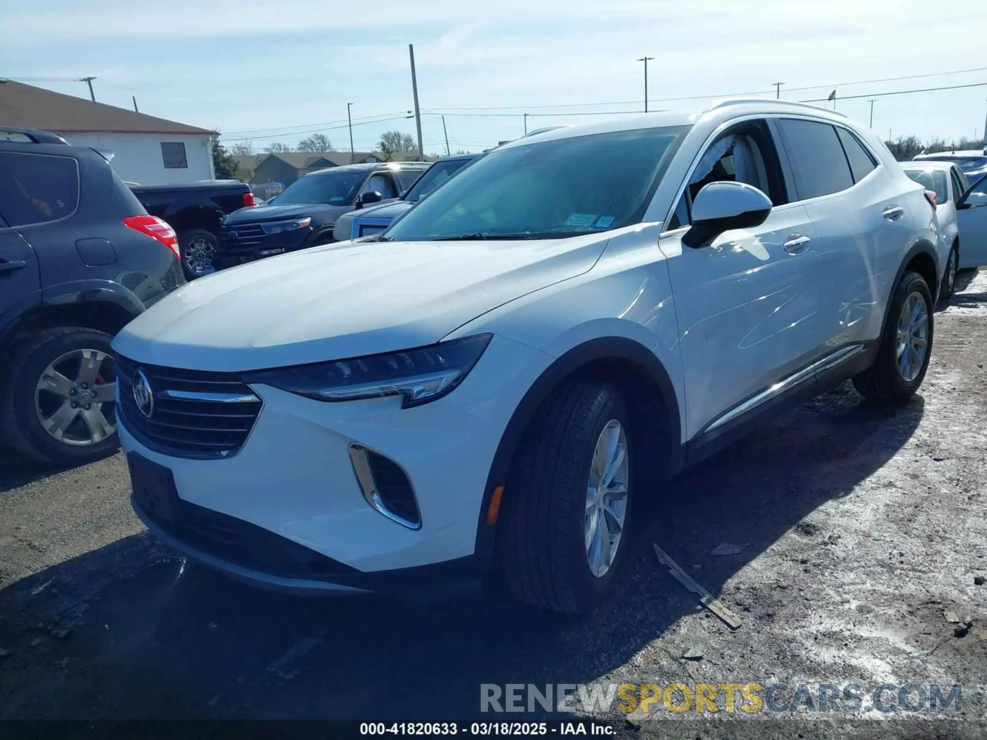 2 Photograph of a damaged car LRBAZLR45MD041450 BUICK ENVISION 2021