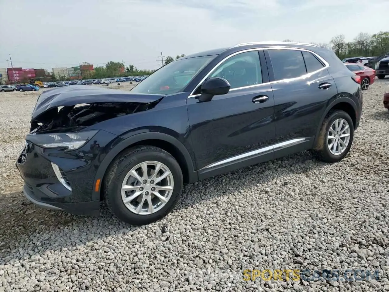 1 Photograph of a damaged car LRBAZLR46MD183600 BUICK ENVISION 2021