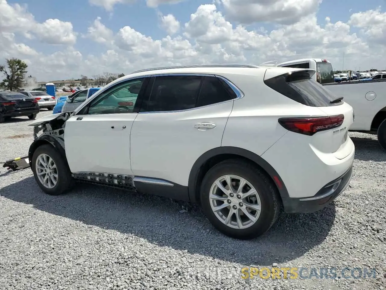 2 Photograph of a damaged car LRBAZLR47MD195979 BUICK ENVISION 2021