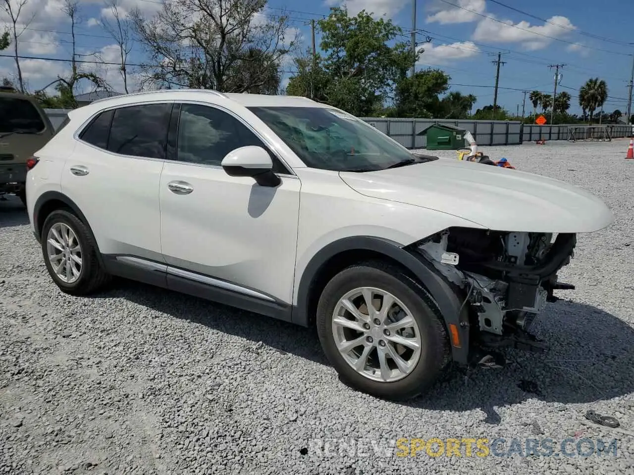 4 Photograph of a damaged car LRBAZLR47MD195979 BUICK ENVISION 2021