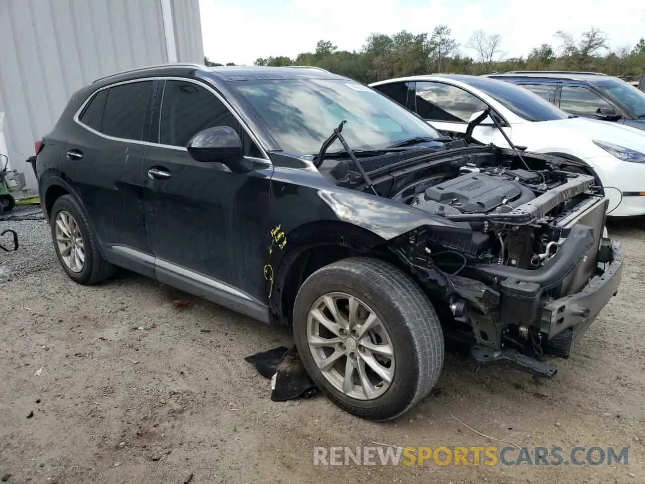 4 Photograph of a damaged car LRBAZLR48MD063216 BUICK ENVISION 2021