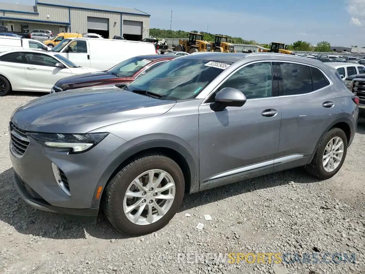1 Photograph of a damaged car LRBAZLR48MD070487 BUICK ENVISION 2021