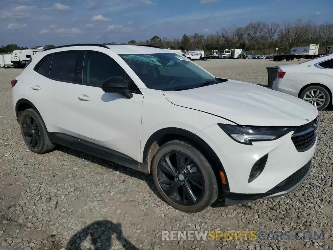 4 Photograph of a damaged car LRBAZLR49MD108244 BUICK ENVISION 2021