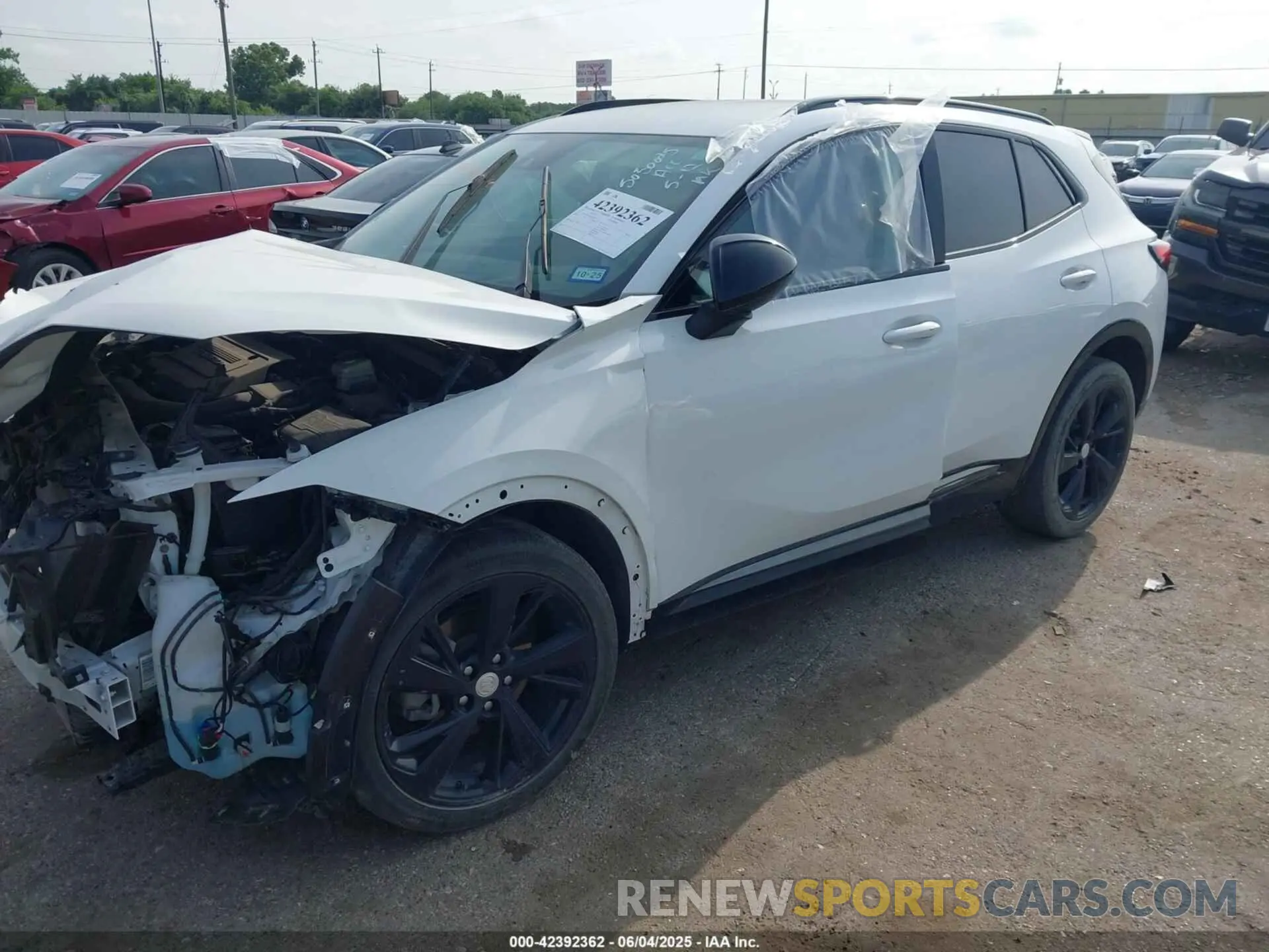 2 Photograph of a damaged car LRBAZLR4XMD167108 BUICK ENVISION 2021