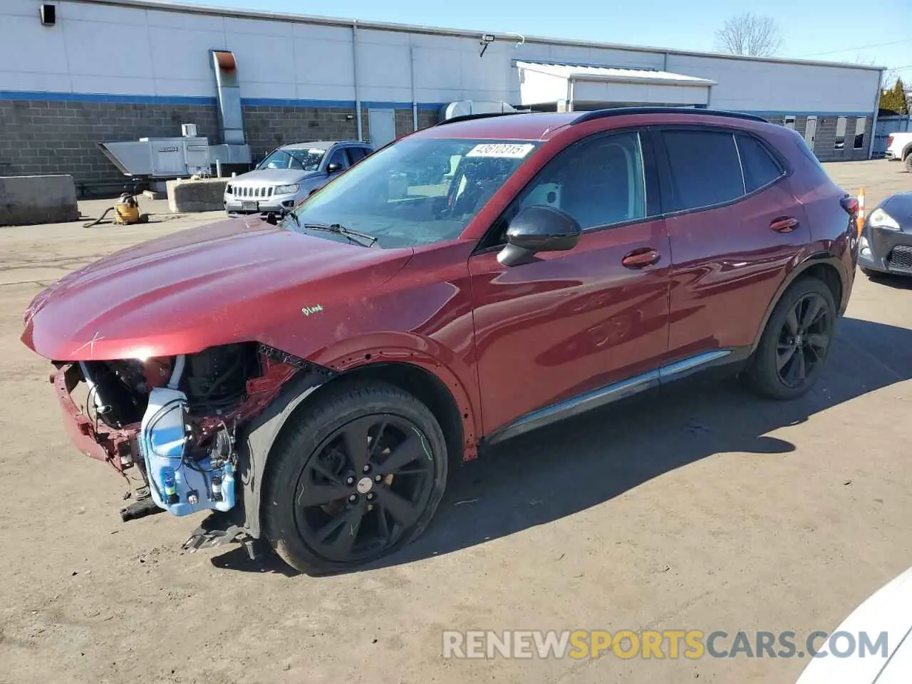 1 Photograph of a damaged car LRBFZMR41MD112042 BUICK ENVISION 2021