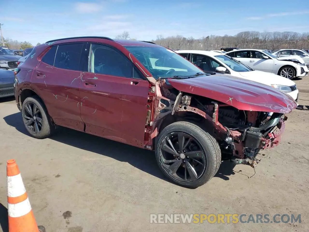 4 Photograph of a damaged car LRBFZMR41MD112042 BUICK ENVISION 2021