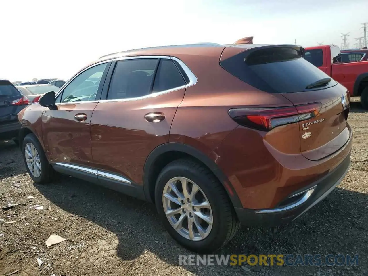 2 Photograph of a damaged car LRBFZMR47MD086370 BUICK ENVISION 2021