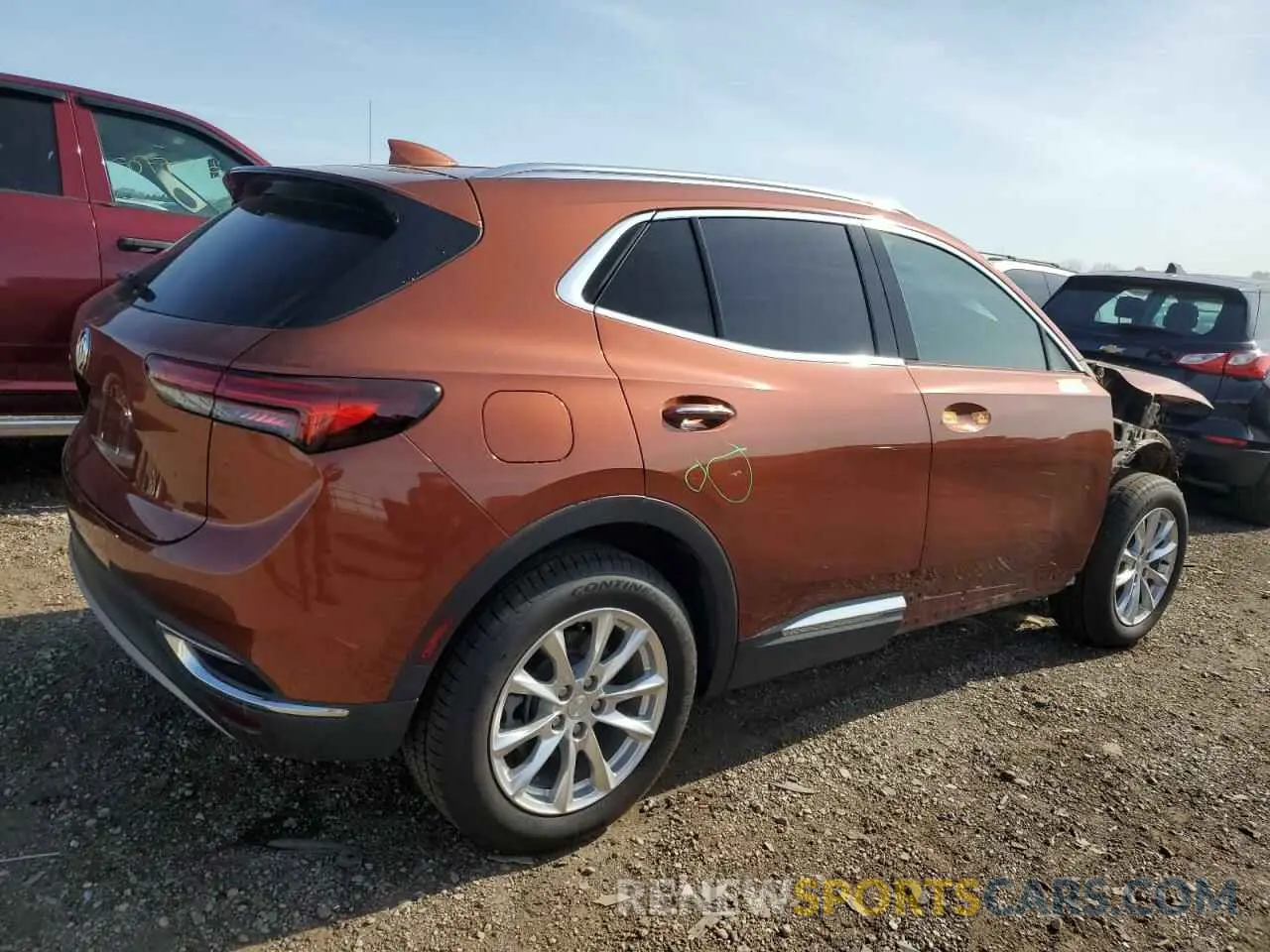 3 Photograph of a damaged car LRBFZMR47MD086370 BUICK ENVISION 2021
