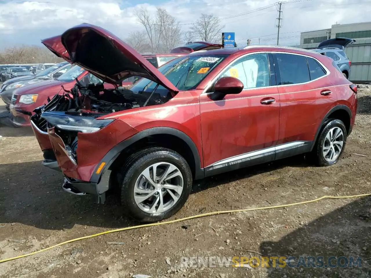 1 Photograph of a damaged car LRBFZNR40MD098804 BUICK ENVISION 2021