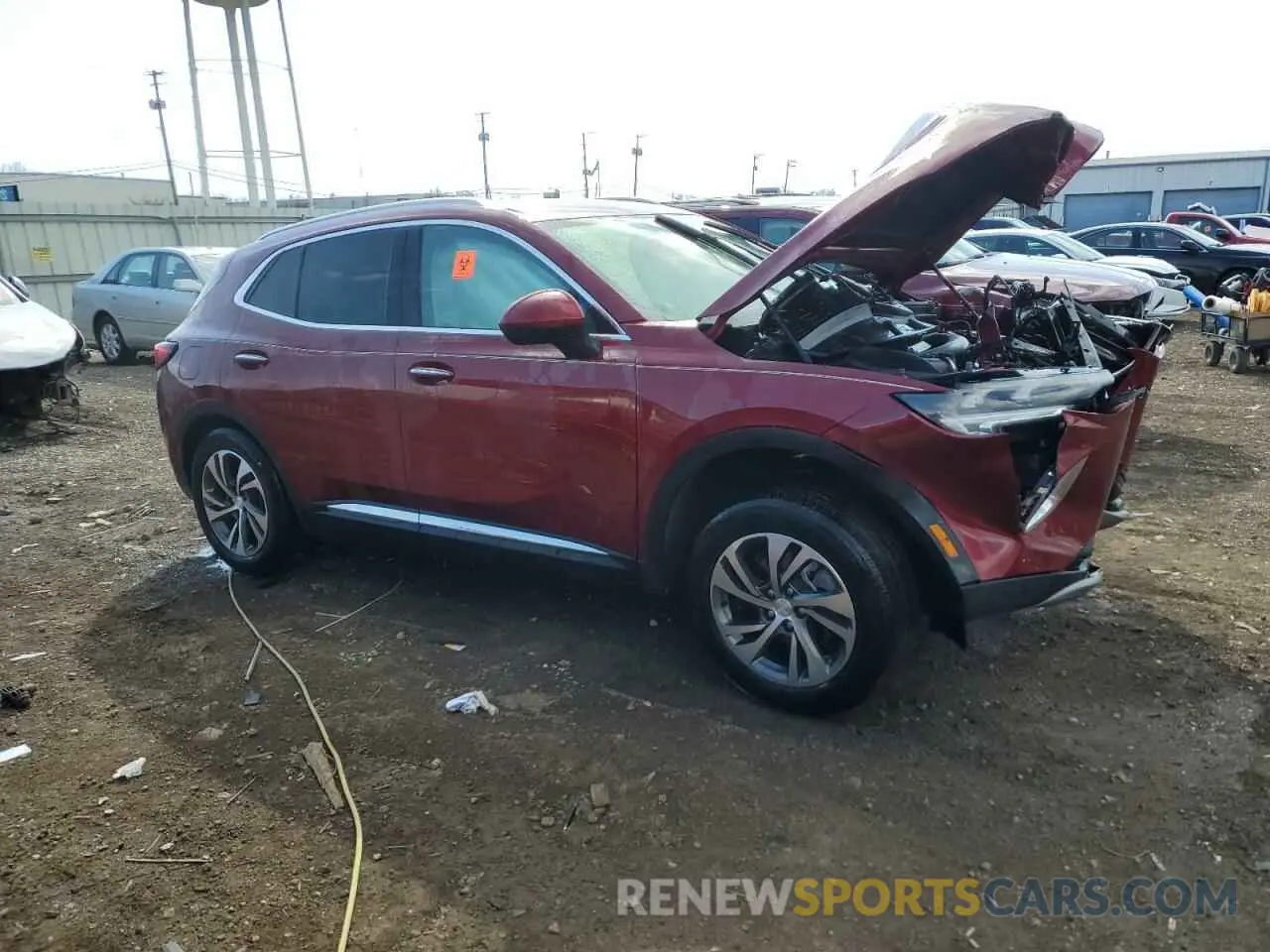 4 Photograph of a damaged car LRBFZNR40MD098804 BUICK ENVISION 2021