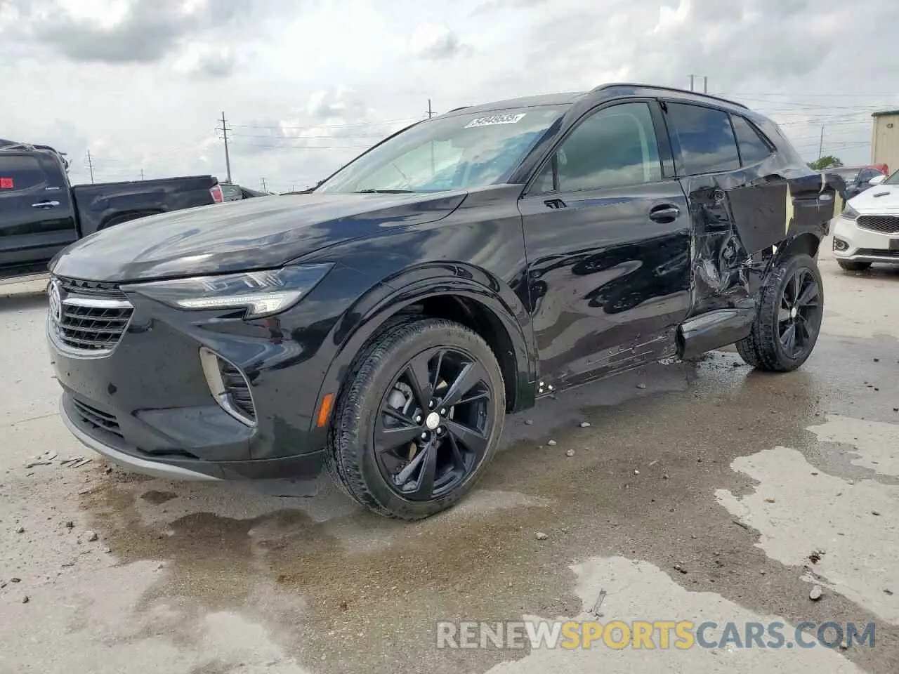 1 Photograph of a damaged car LRBFZNR40MD137780 BUICK ENVISION 2021