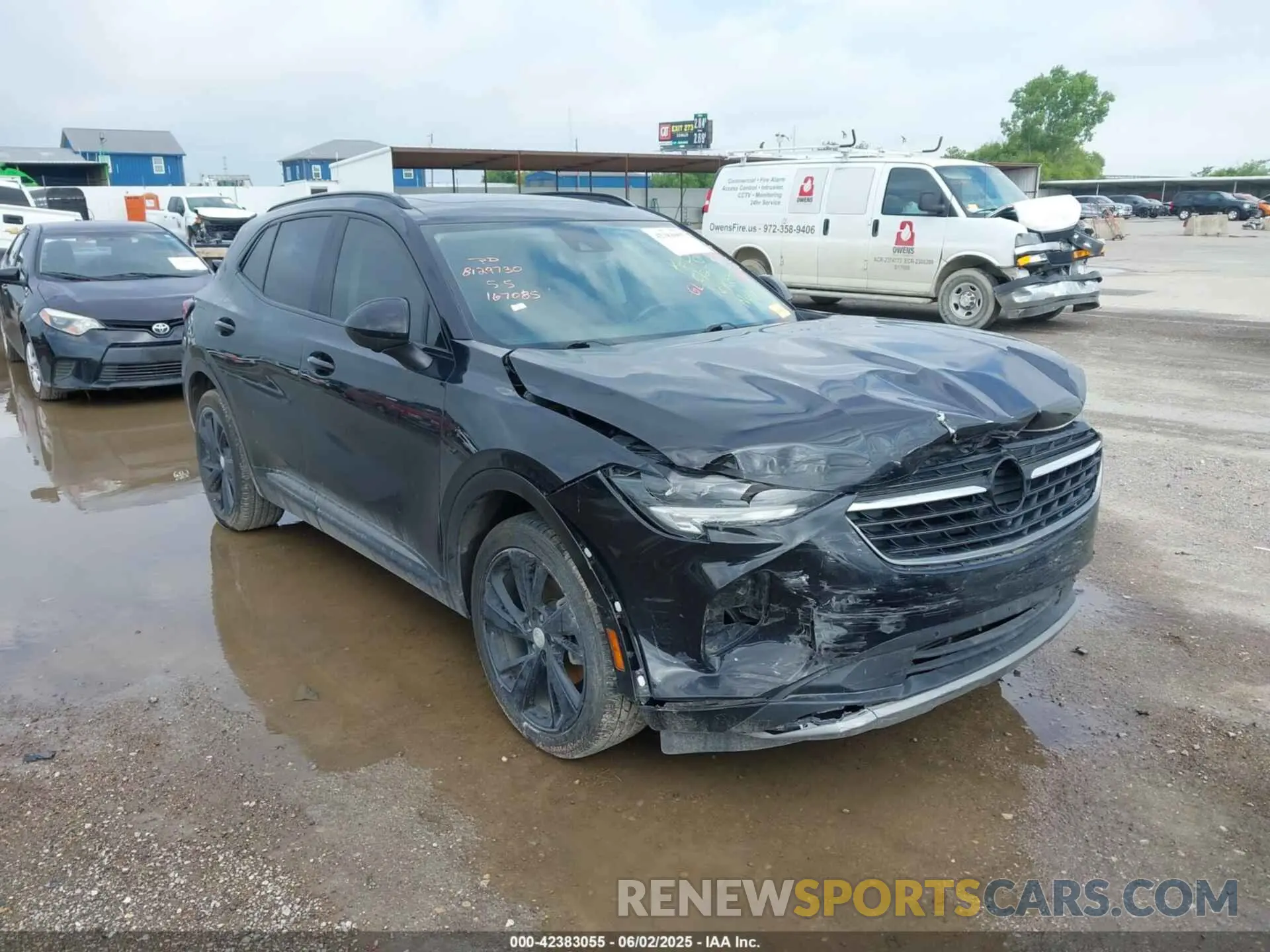 1 Photograph of a damaged car LRBFZNR40MD167085 BUICK ENVISION 2021
